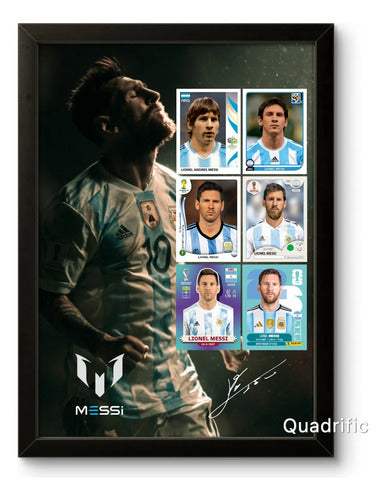 Kit 8 Quadros Jogares Lendários- Cr7,messi,ney,haaland,yamal
