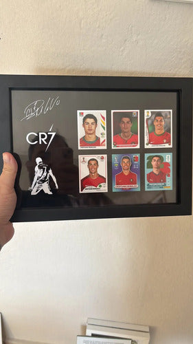 Quadro Cristiano Ronaldo - Todas As Figurinhas Copa Do Mundo