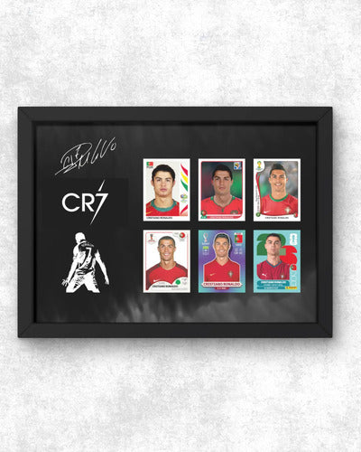 Quadro Cristiano Ronaldo - Todas As Figurinhas Copa Do Mundo