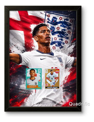 Kit 8 Quadros Jogares Lendários- Cr7,messi,ney,haaland,yamal