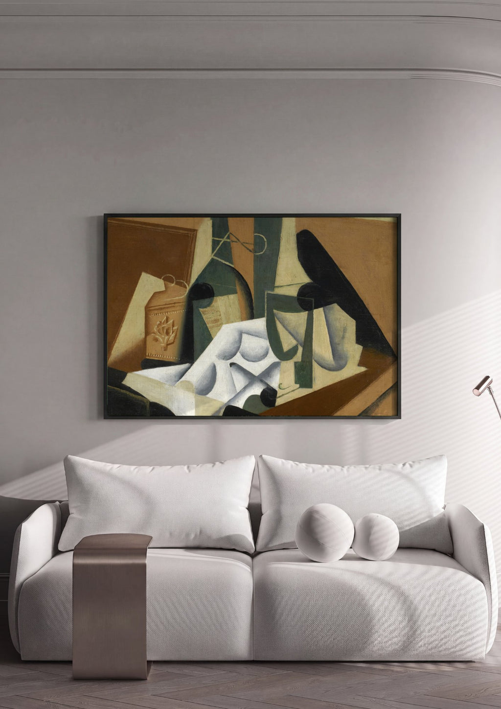 Quadro Decorativo Natureza-Morta Cubista - Juan Gris | quadro emoldurado na parede