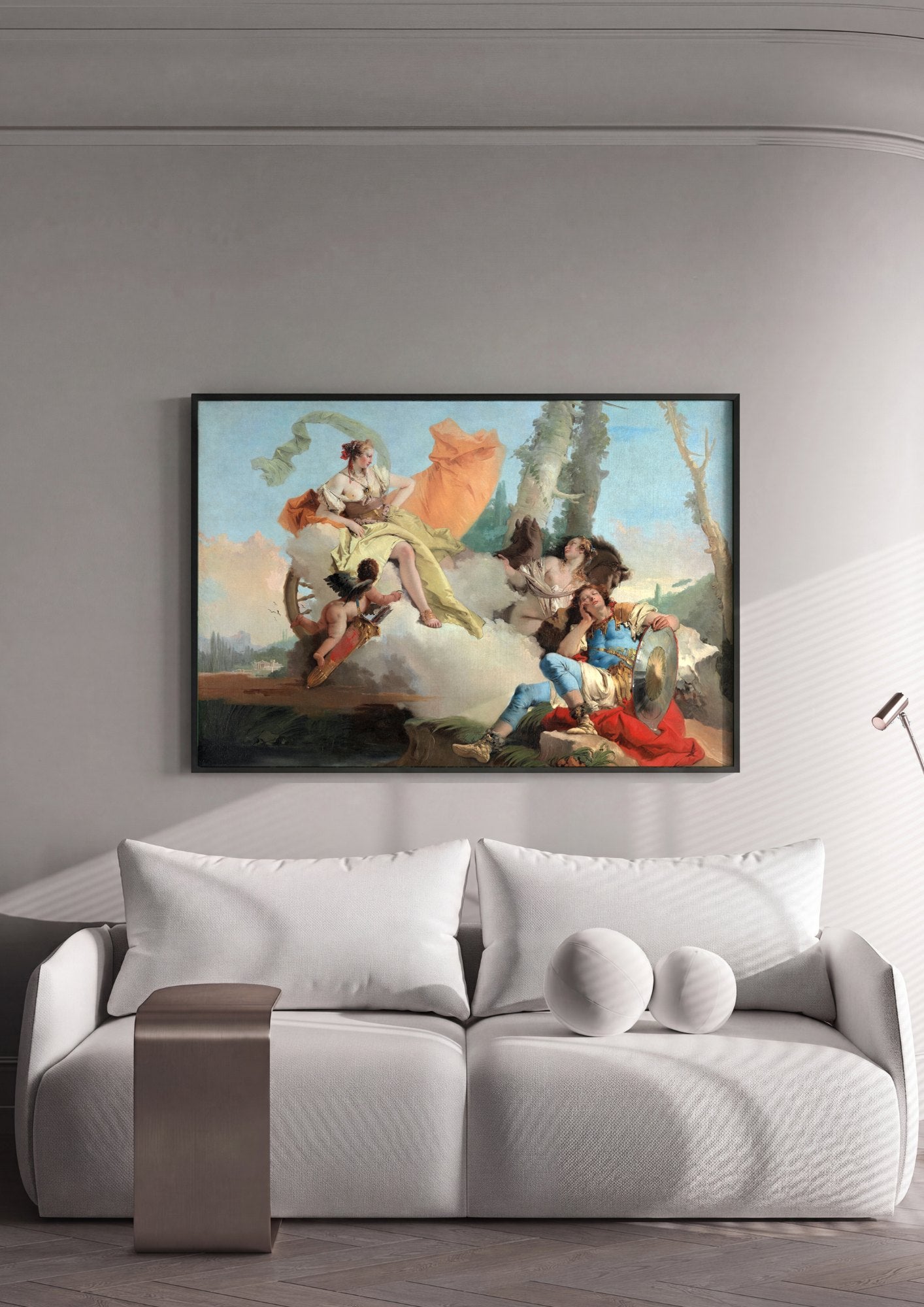 Quadro Decorativo A Força da Eloquência - Tiepolo | quadro emoldurado na parede