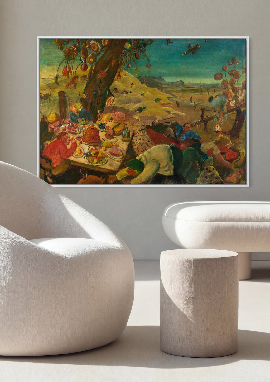 Quadro Decorativo A Terra da Abundância - Oskar Laske | quadro emoldurado na parede