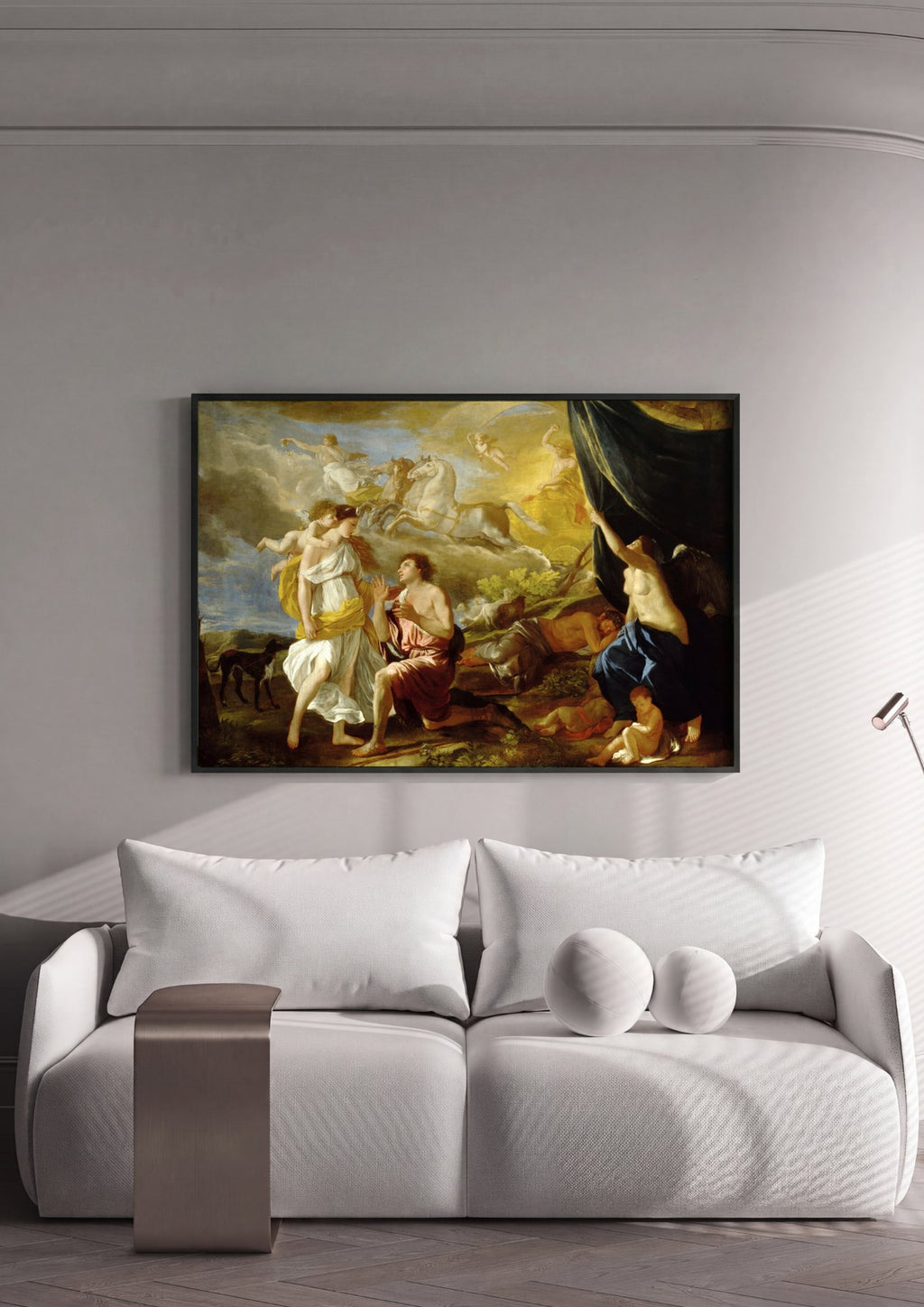 Quadro Decorativo Aurora e Céfalo - Nicolas Poussin | quadro emoldurado na parede
