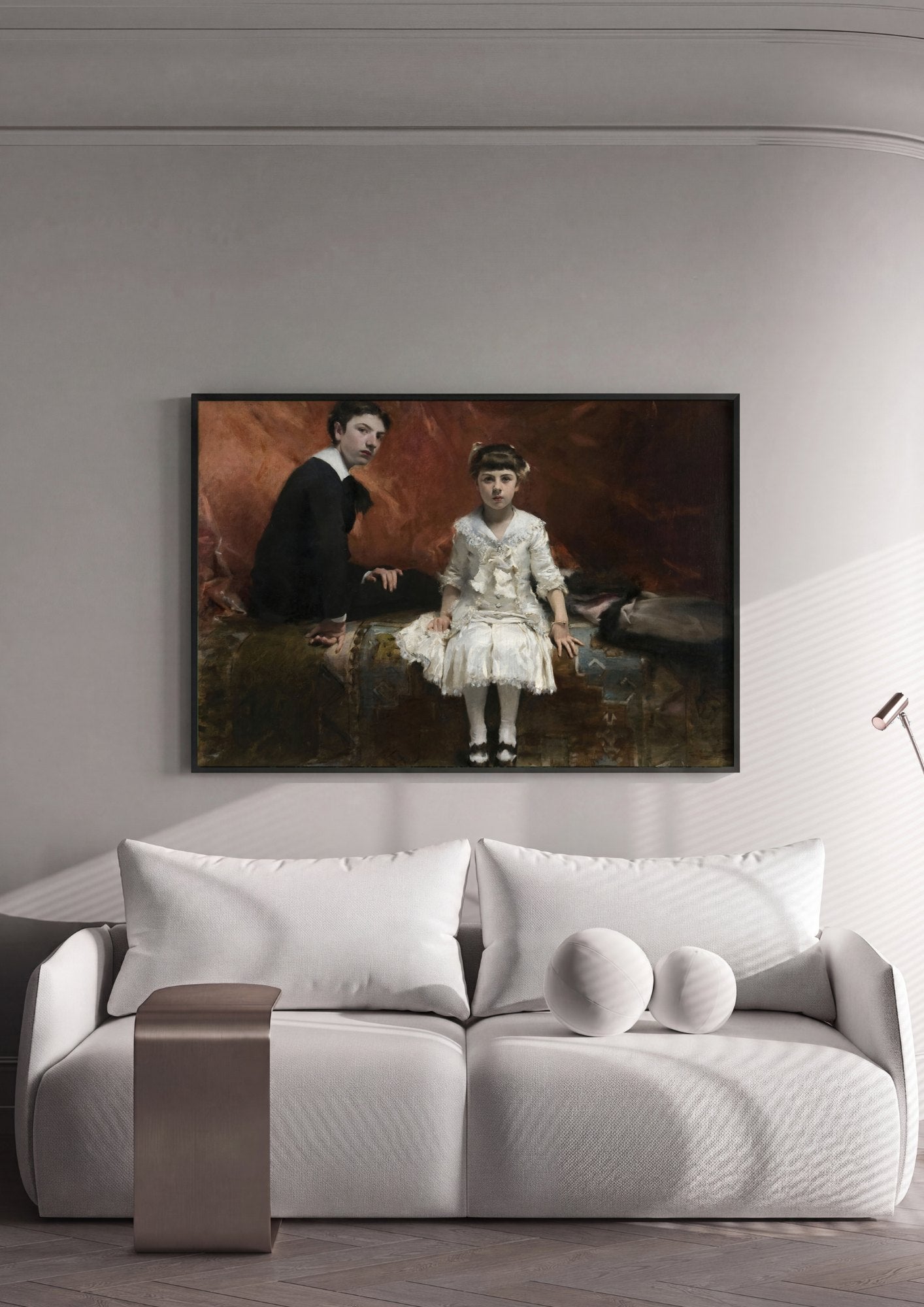 Quadro Decorativo 'As Filhas de Edward Darley Boit' - Sargent | quadro emoldurado na parede