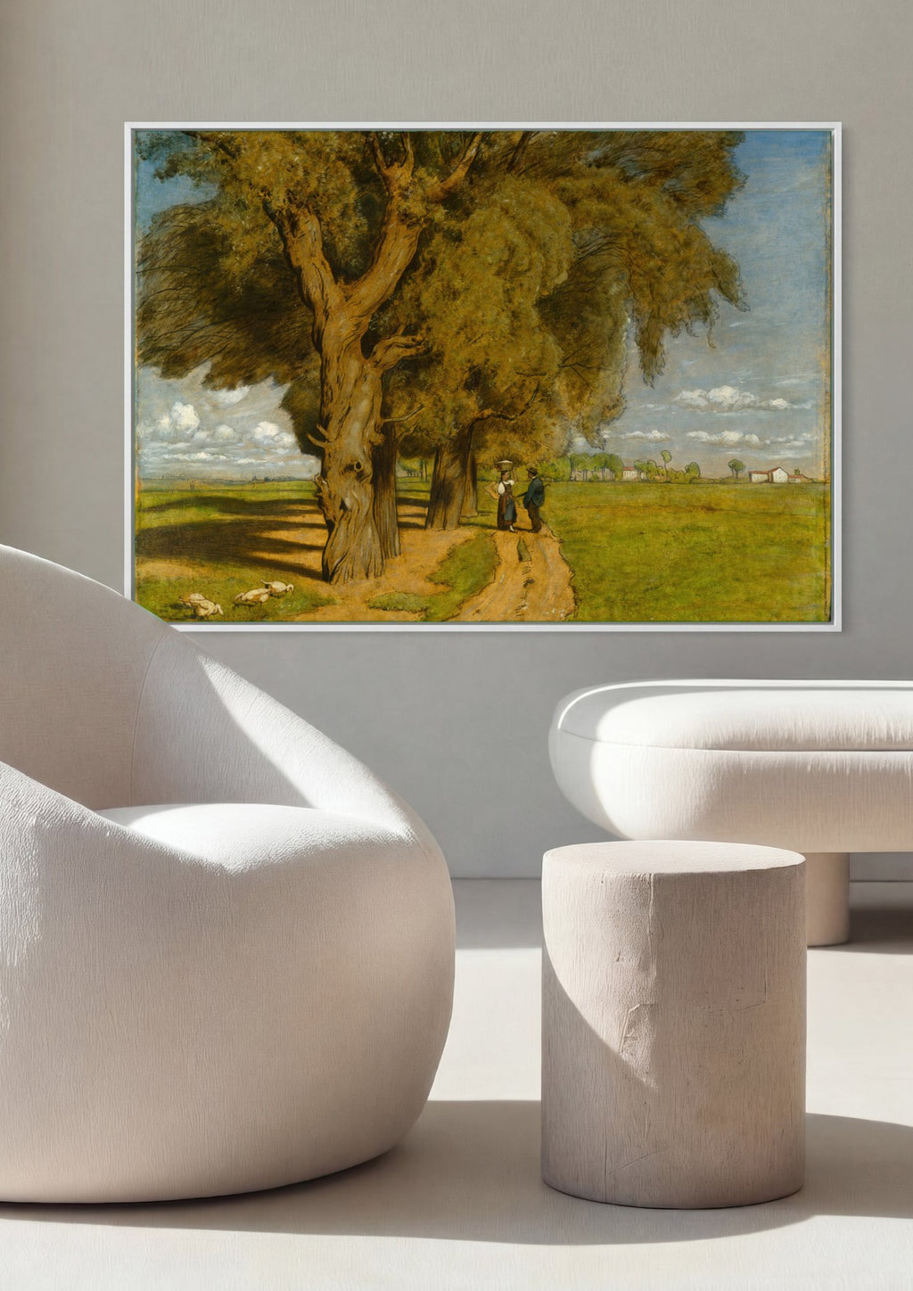 Quadro Decorativo Caminho na Floresta - Hans Thoma | quadro emoldurado na parede