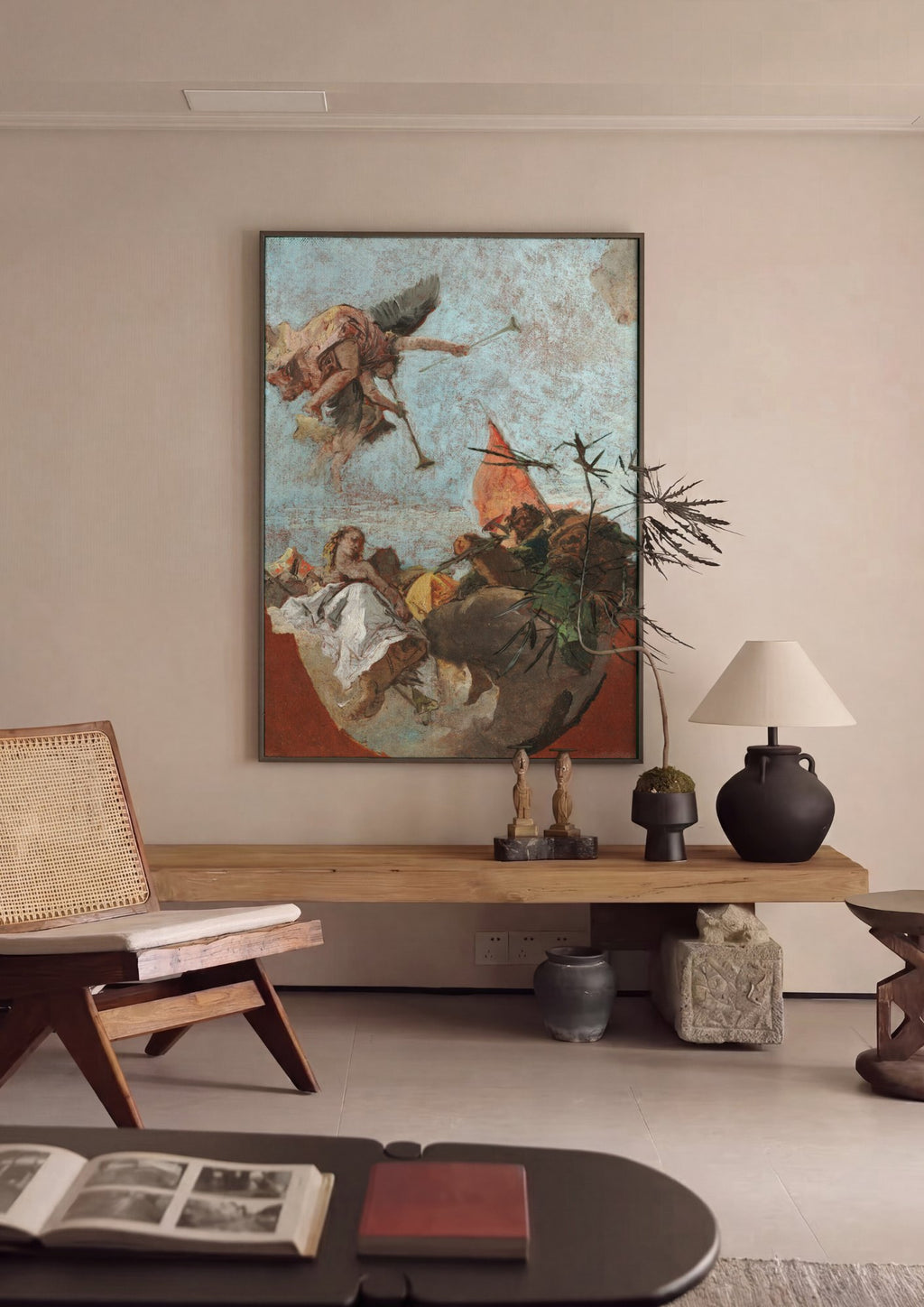 Quadro Decorativo Apolo e as Musas (ou Parnaso) - Tiepolo | quadro emoldurado na parede