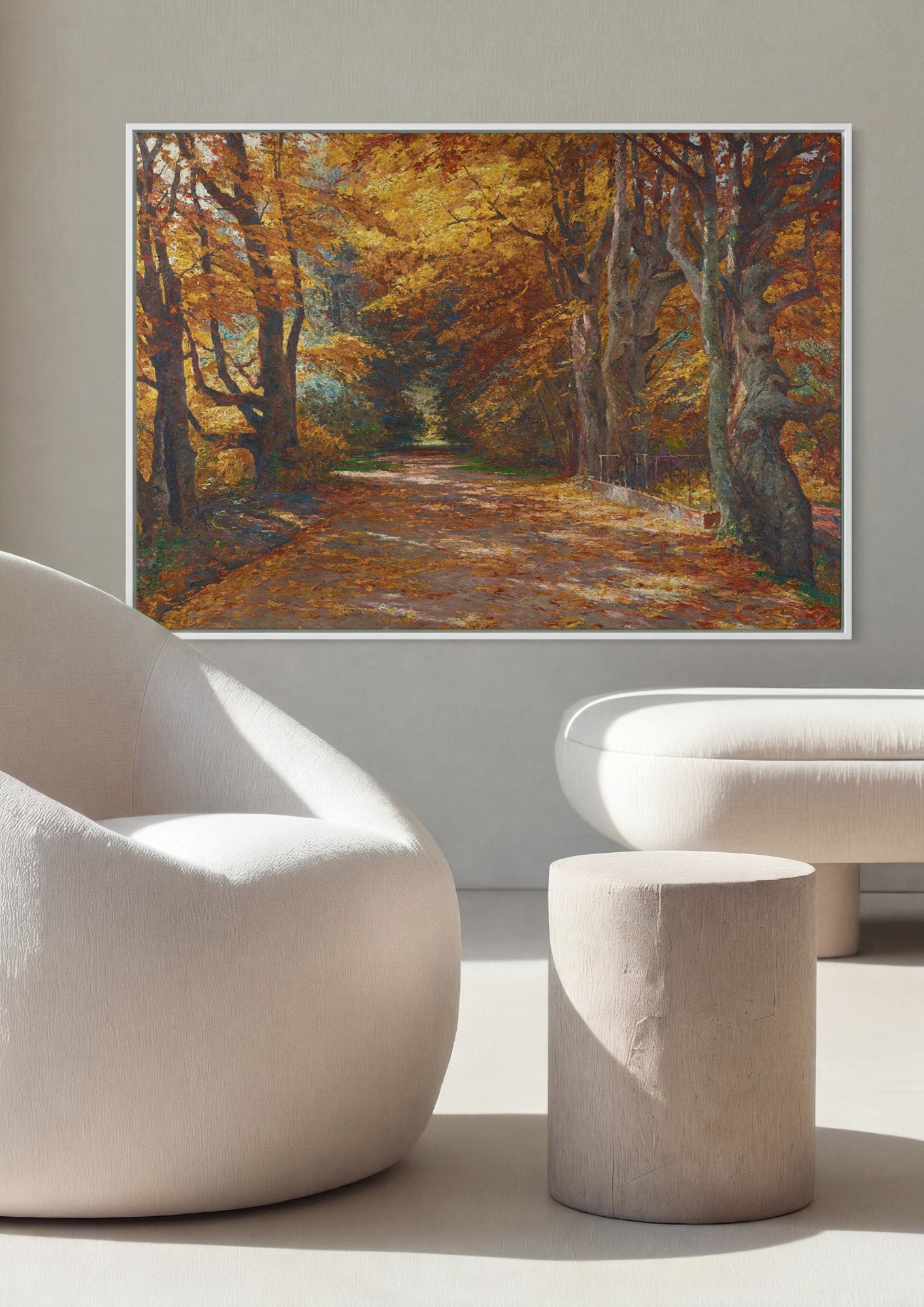 Quadro Decorativo Caminho de Outono - Olga Wisinger-Florian | quadro emoldurado na parede