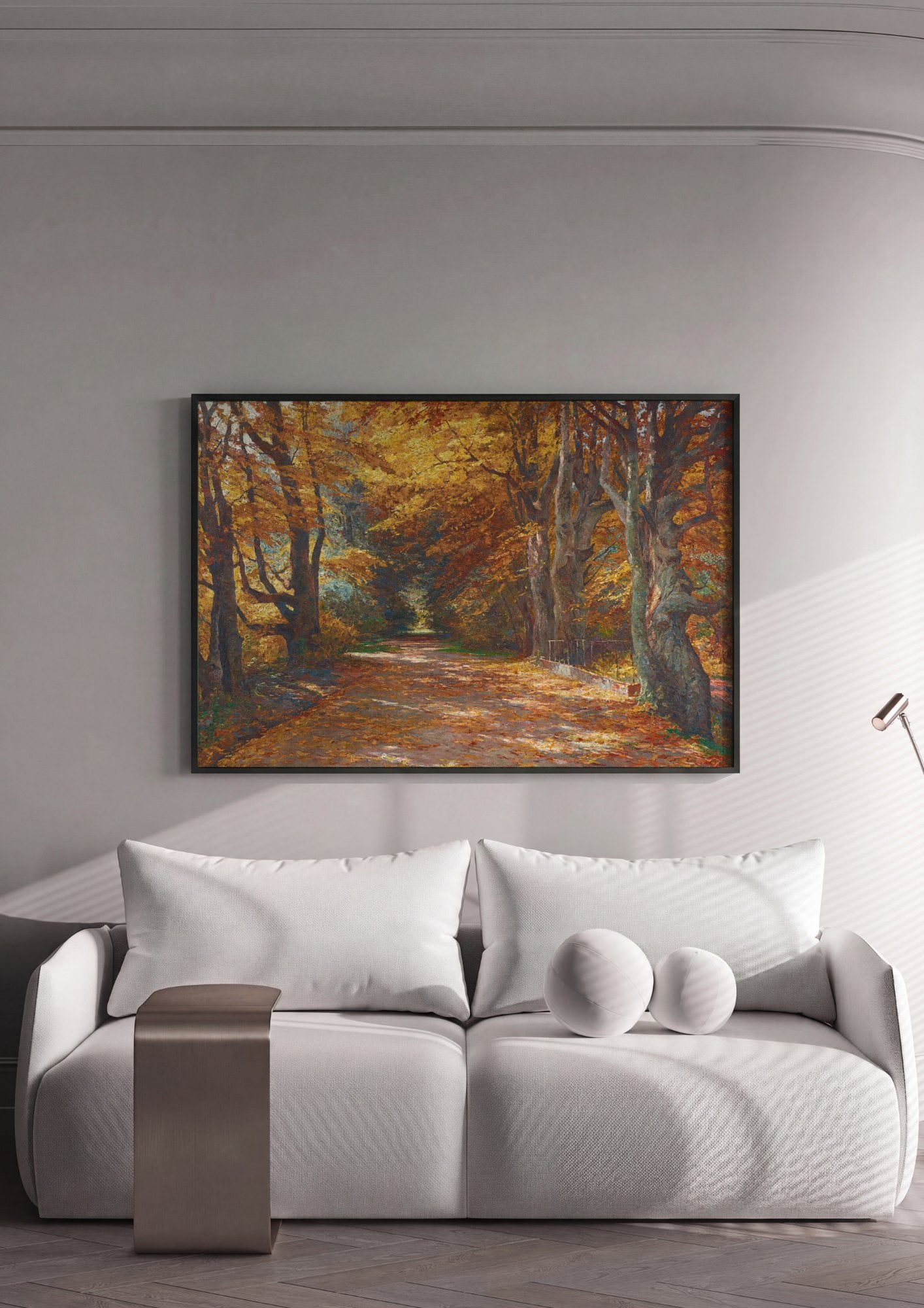 Quadro Decorativo Caminho de Outono - Olga Wisinger-Florian | quadro emoldurado na parede