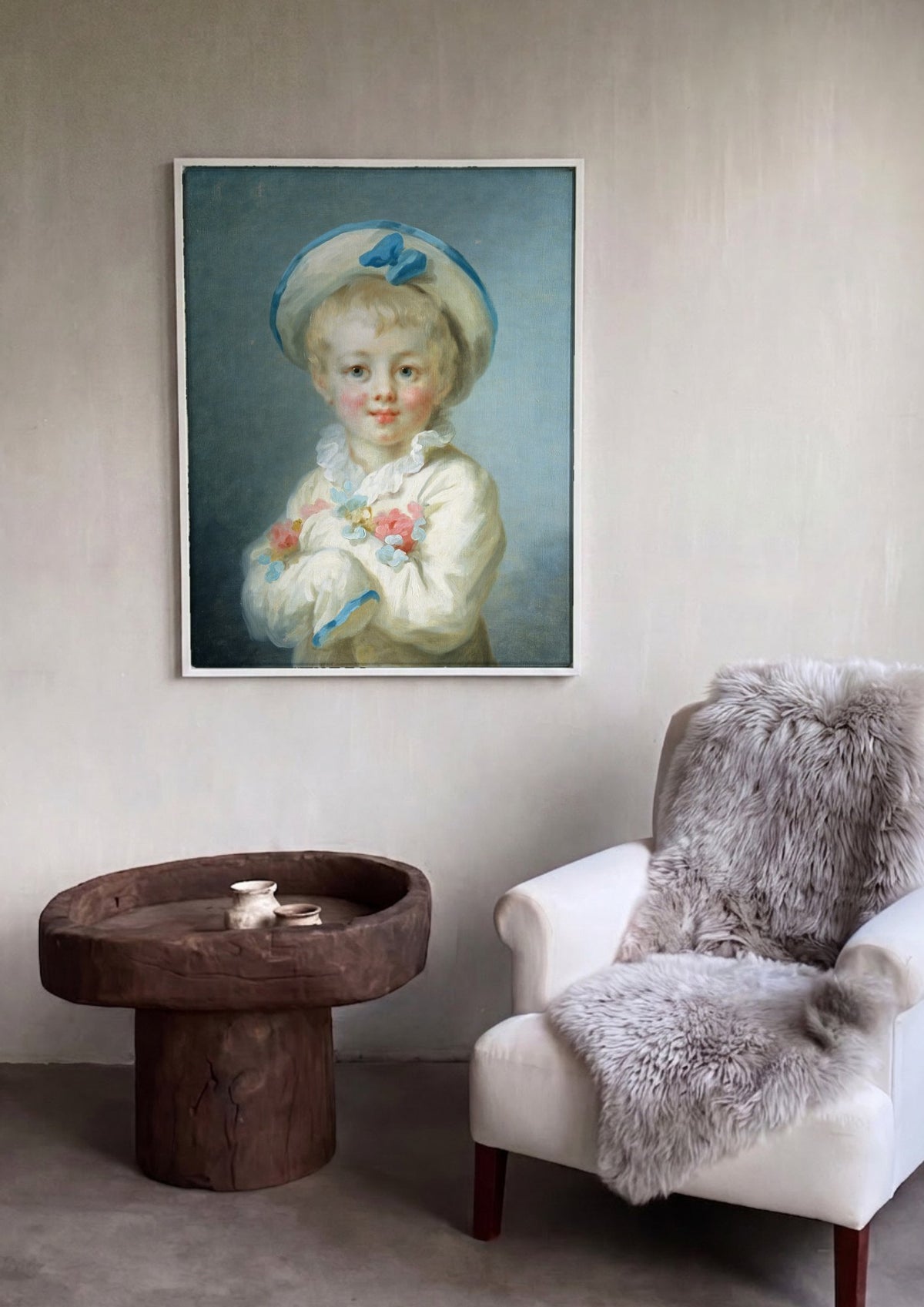 Quadro Decorativo O Menino Jovem - Fragonard | quadro emoldurado na parede