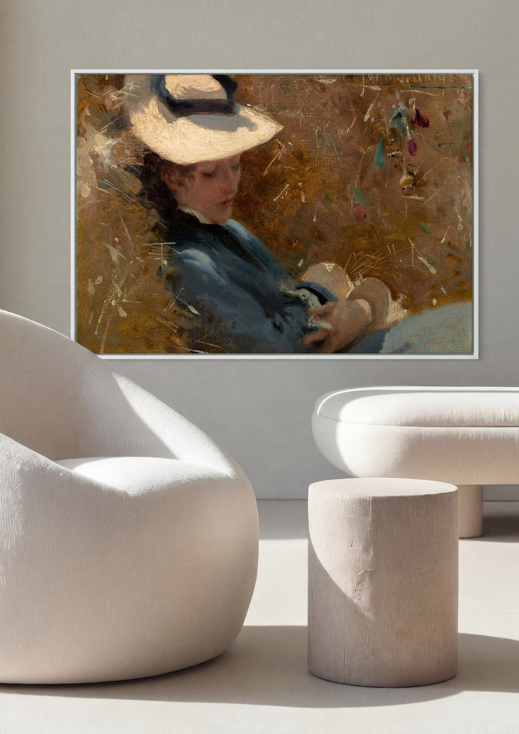 Quadro Decorativo 'Repouso' - John Singer Sargent | quadro emoldurado na parede