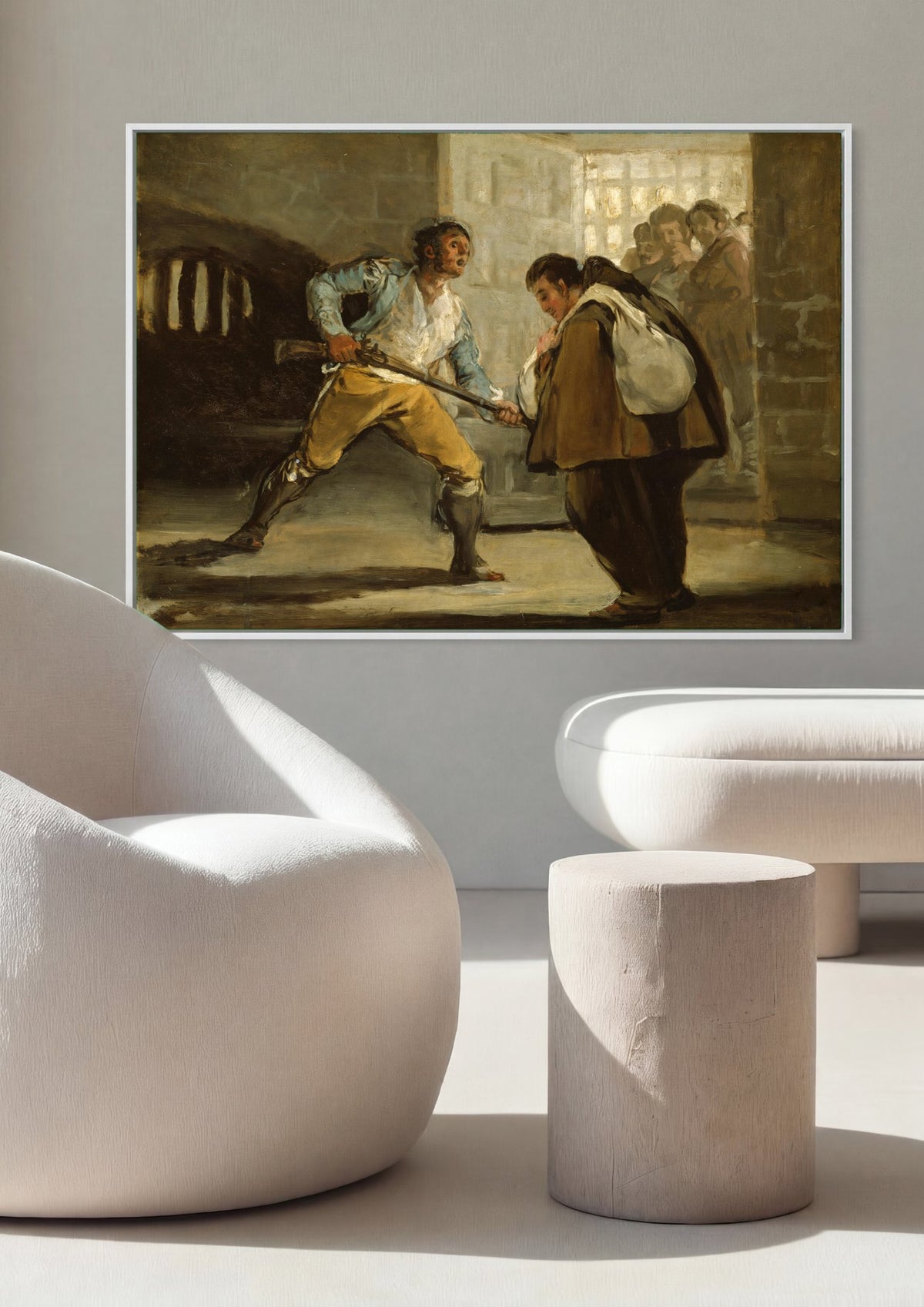 Quadro Decorativo 'Prisão' - Goya | quadro emoldurado na parede