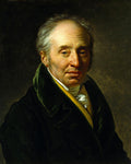 Retrato a óleo de um homem de meia-idade, com cabelos grisalhos e rosto pensativo, vestindo casaco verde escuro e camisa branca. A obra é atribuída a Anne-Louis Girodet.