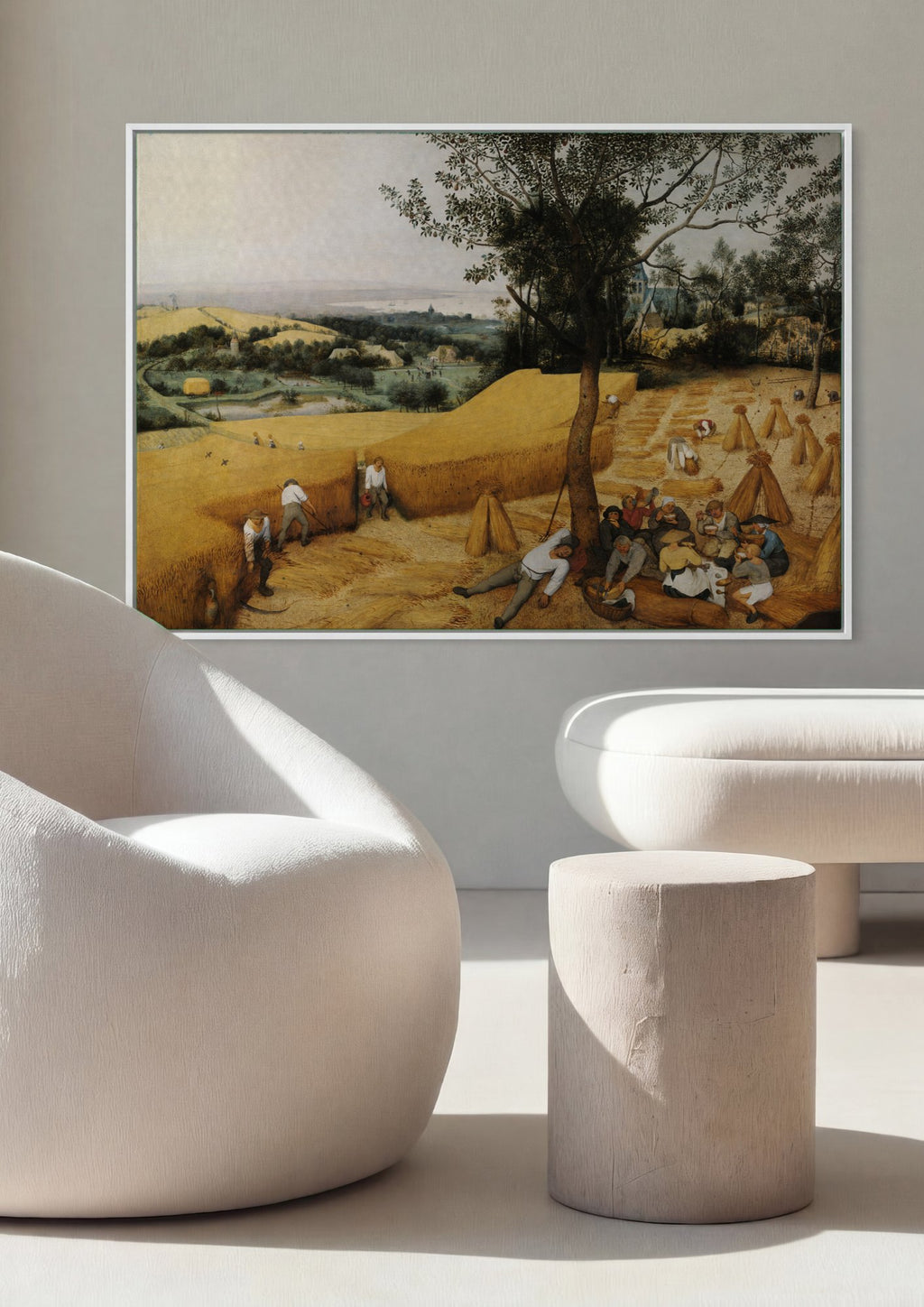 Quadro Decorativo Os Ceifadores - Pieter Bruegel, o Velho | quadro emoldurado na parede