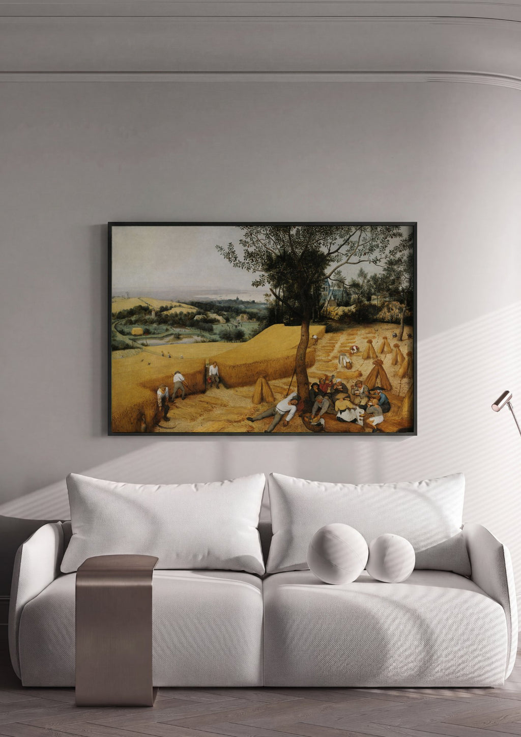 Quadro Decorativo Os Ceifadores - Pieter Bruegel, o Velho | quadro emoldurado na parede