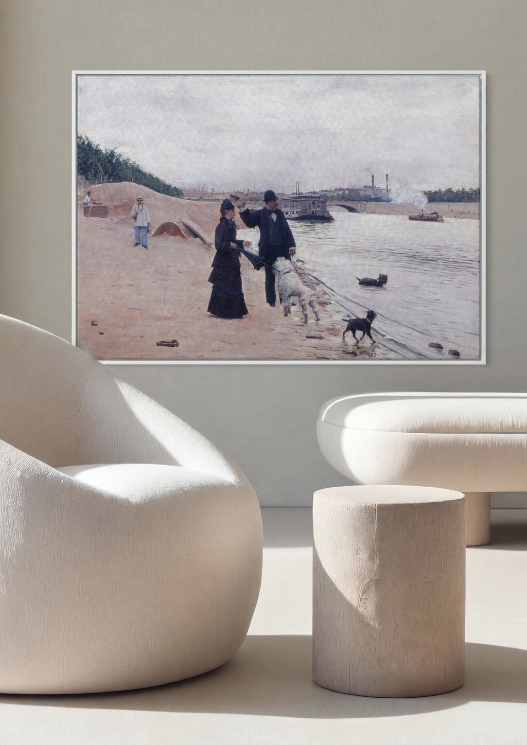 Quadro Decorativo Cenas Urbanas - Jean Béraud em ambiente decorado