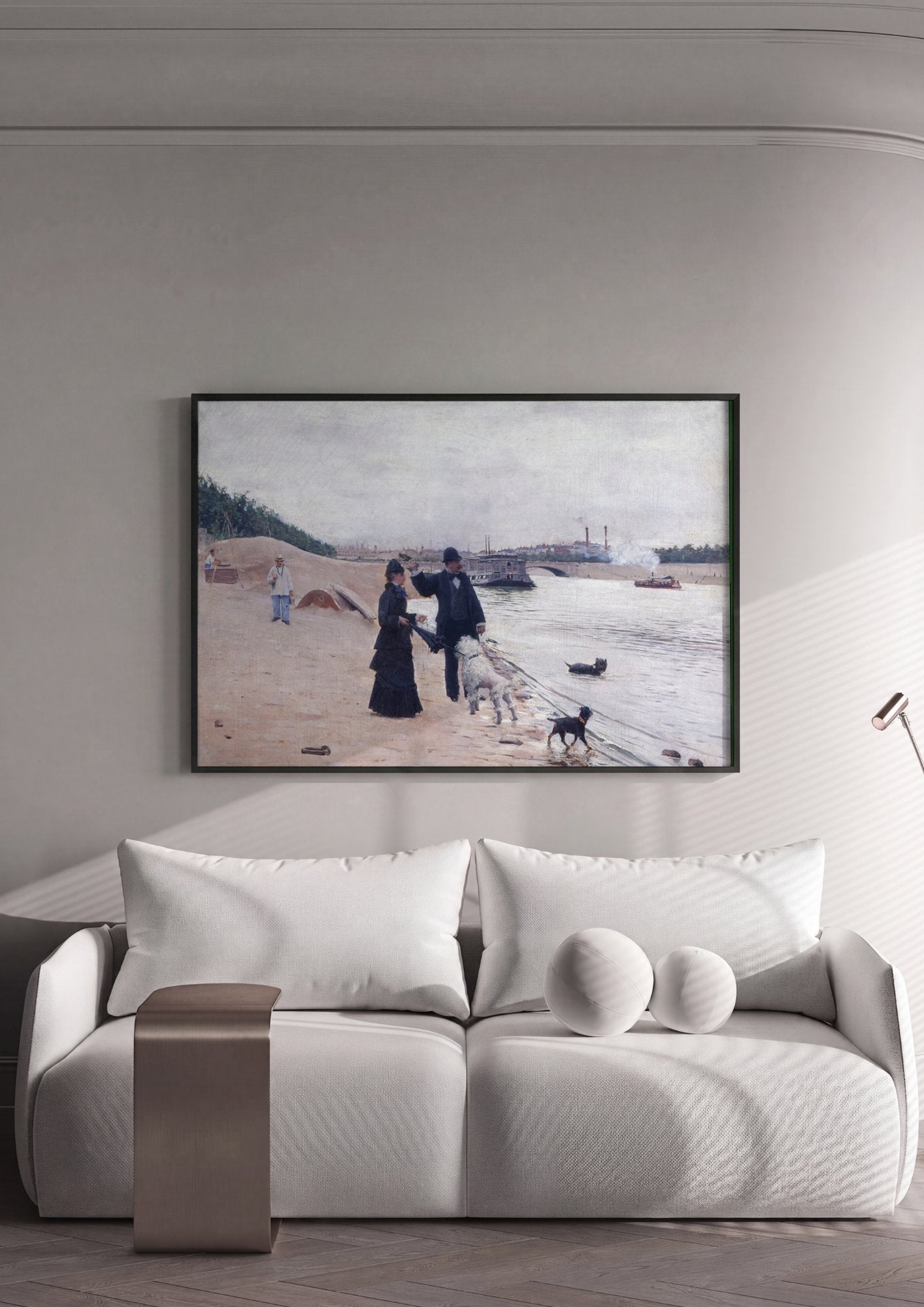 Quadro Decorativo Cenas Urbanas - Jean Béraud em ambiente decorado