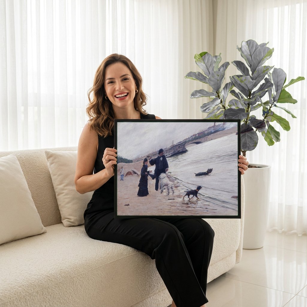 Quadro Decorativo Cenas Urbanas - Jean Béraud com modelo em ambiente