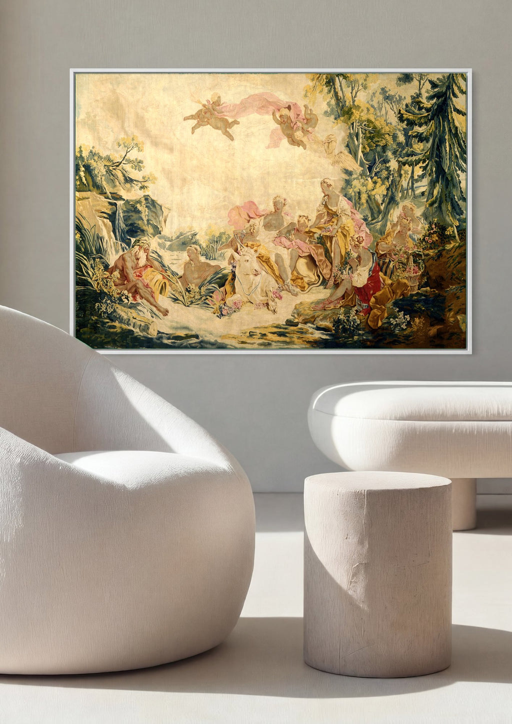 Quadro Decorativo A Europa - François Boucher | quadro emoldurado na parede