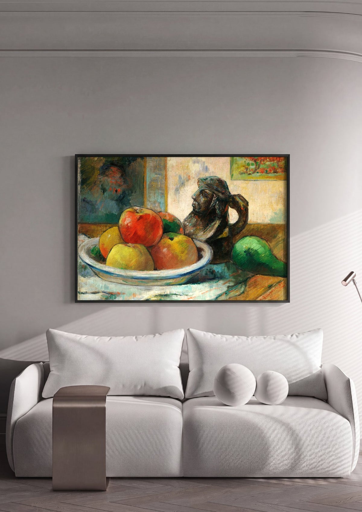 Quadro Decorativo Natureza-Morta com Maçãs - Paul Gauguin | quadro emoldurado na parede