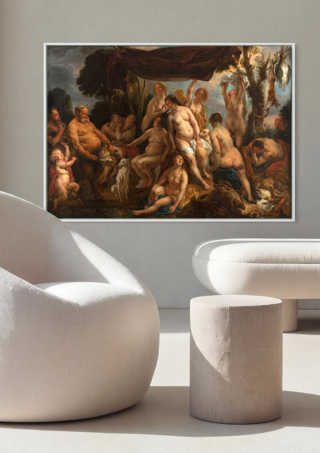 Quadro Decorativo A Oferenda a Ceres - Jacob Jordaens | quadro emoldurado na parede