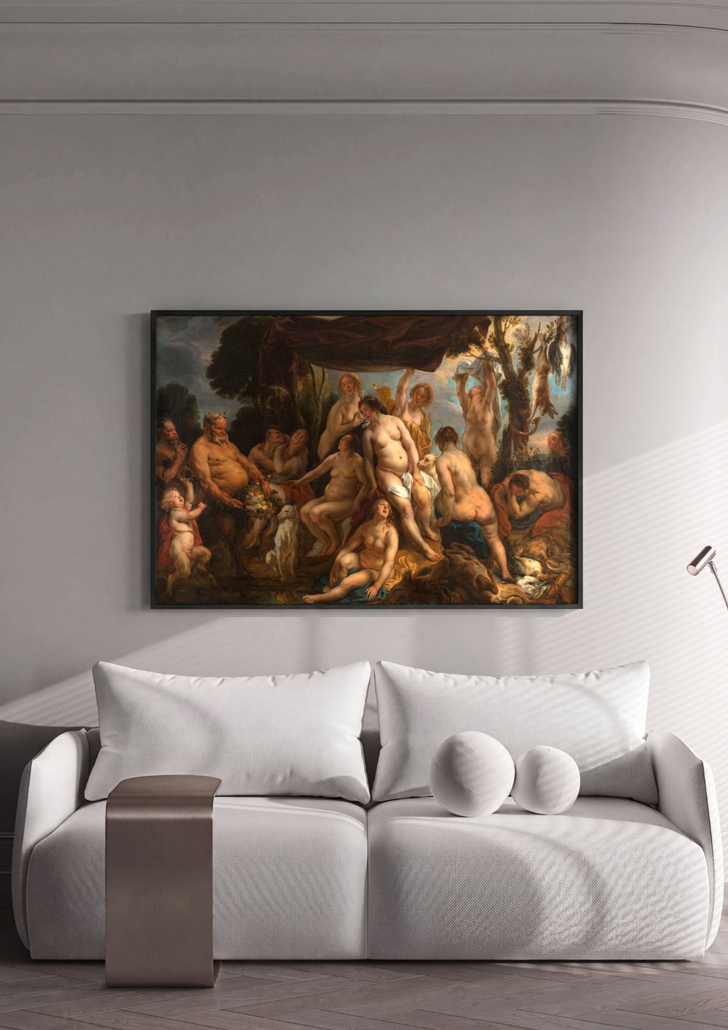 Quadro Decorativo A Oferenda a Ceres - Jacob Jordaens | quadro emoldurado na parede