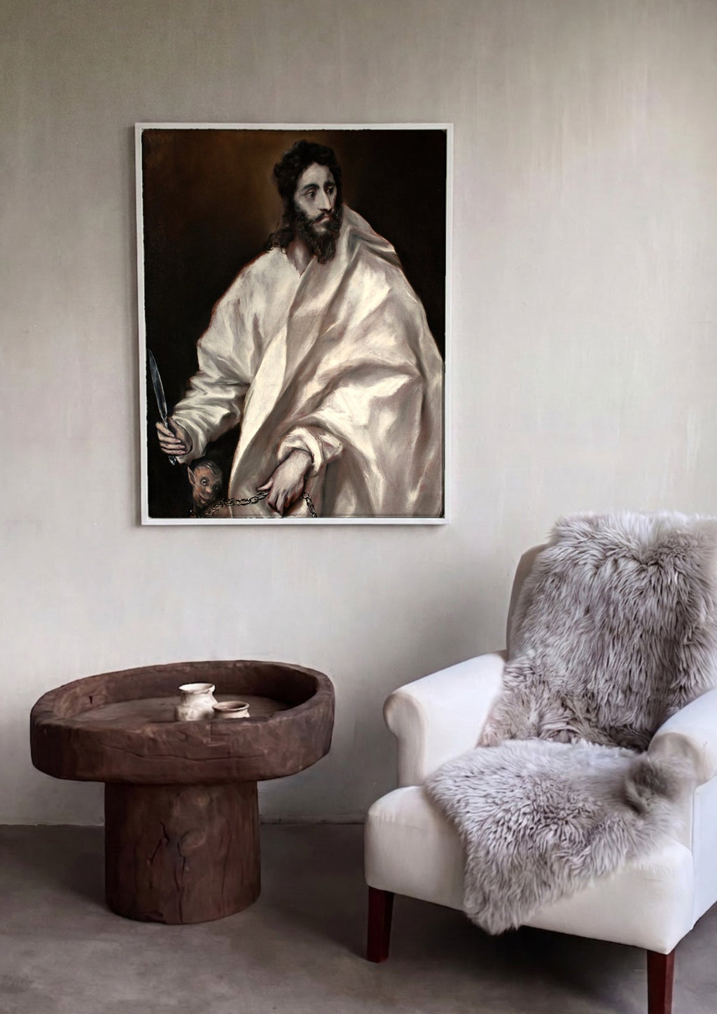Quadro Decorativo São Bartolomeu - El Greco | quadro emoldurado na parede