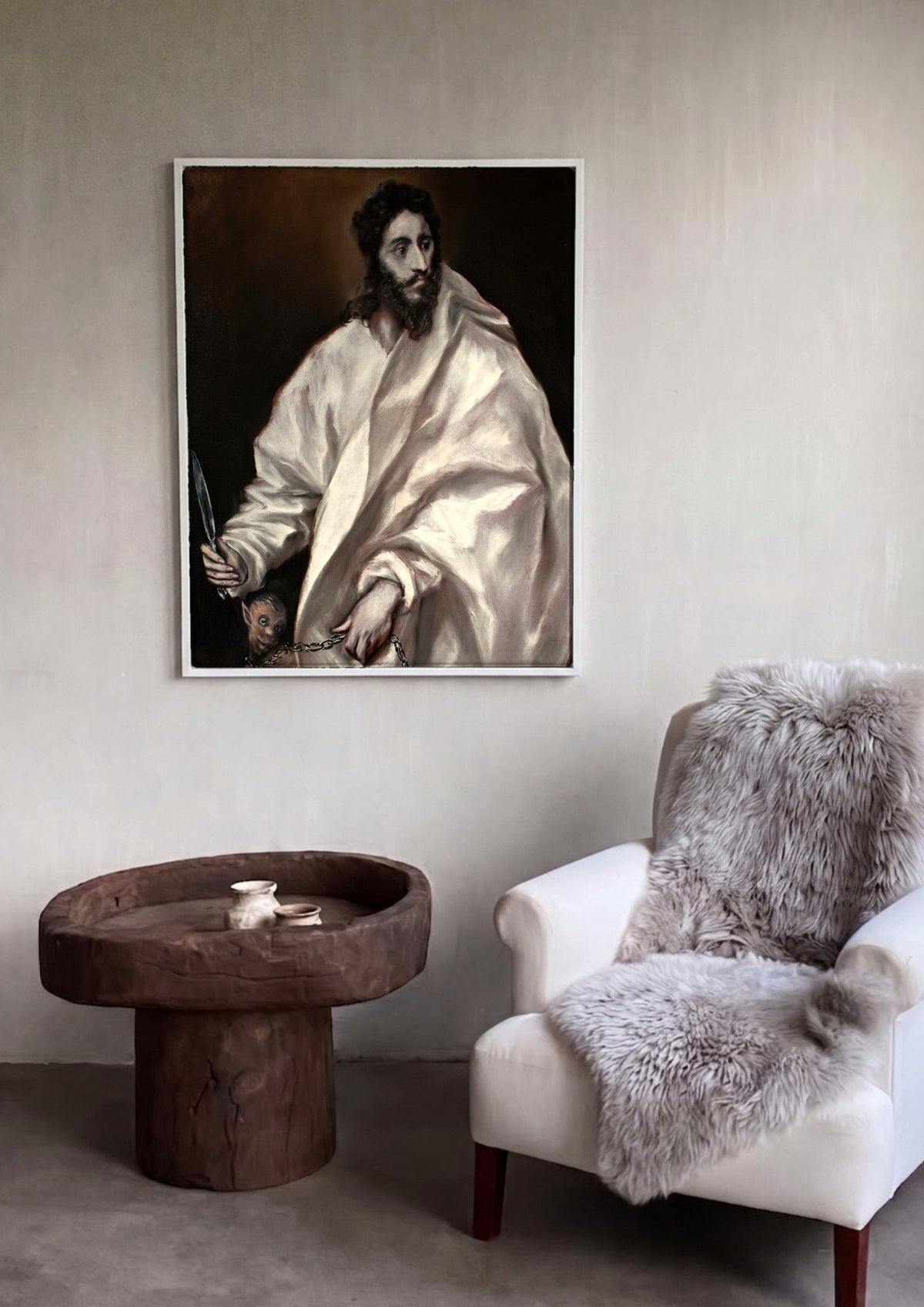 Quadro Decorativo São Bartolomeu - El Greco | quadro emoldurado na parede