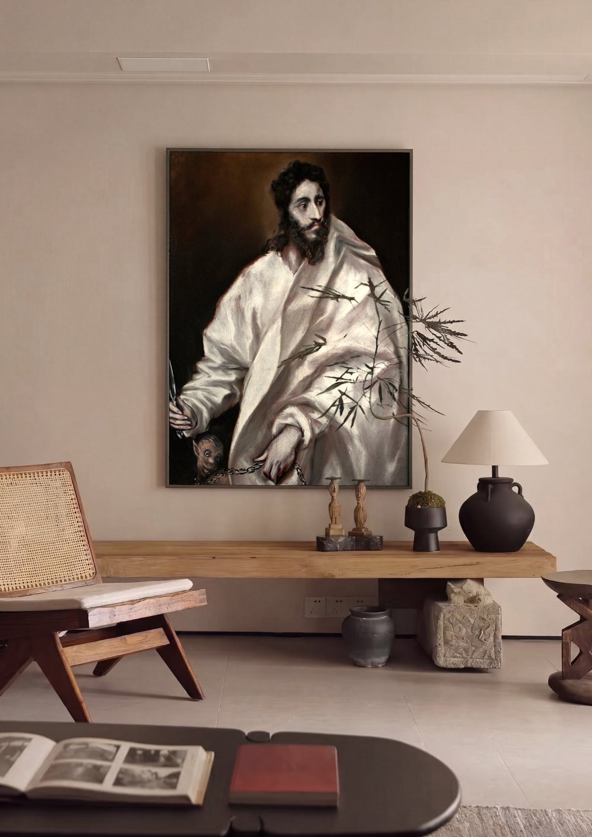 Quadro Decorativo São Bartolomeu - El Greco | quadro emoldurado na parede