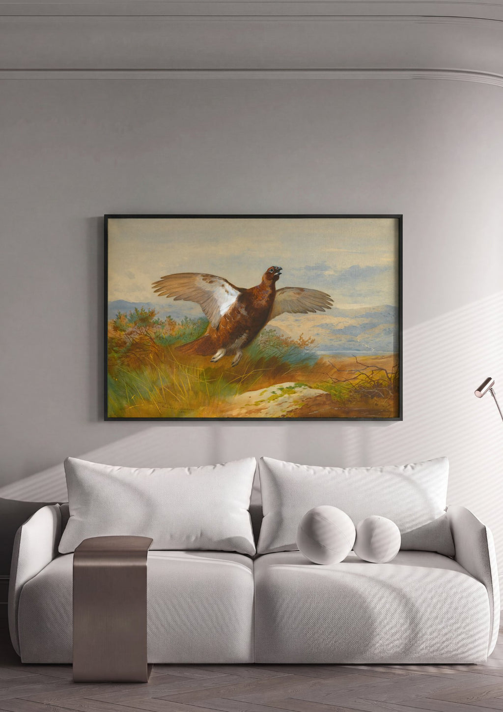 Quadro Decorativo Aves em Voo - Archibald Thorburn | quadro emoldurado na parede