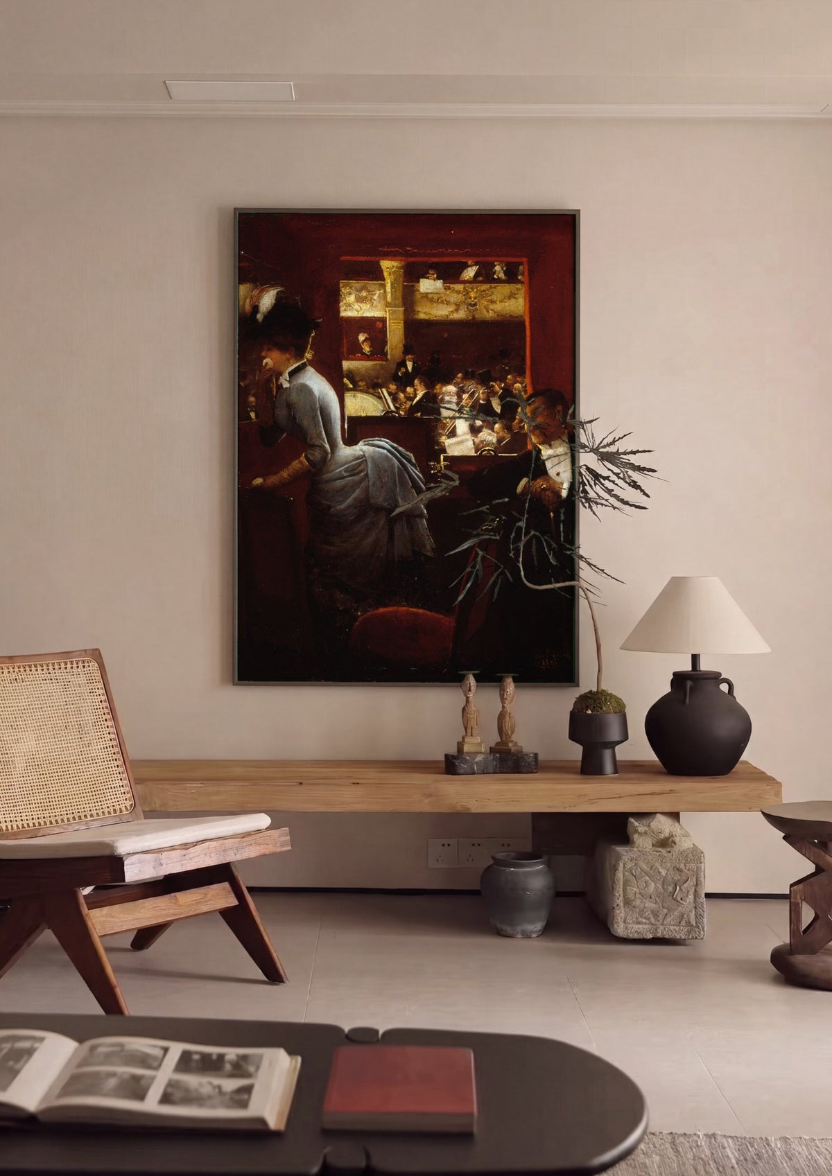 Quadro Decorativo A Camarote - Jean Béraud | quadro emoldurado na parede