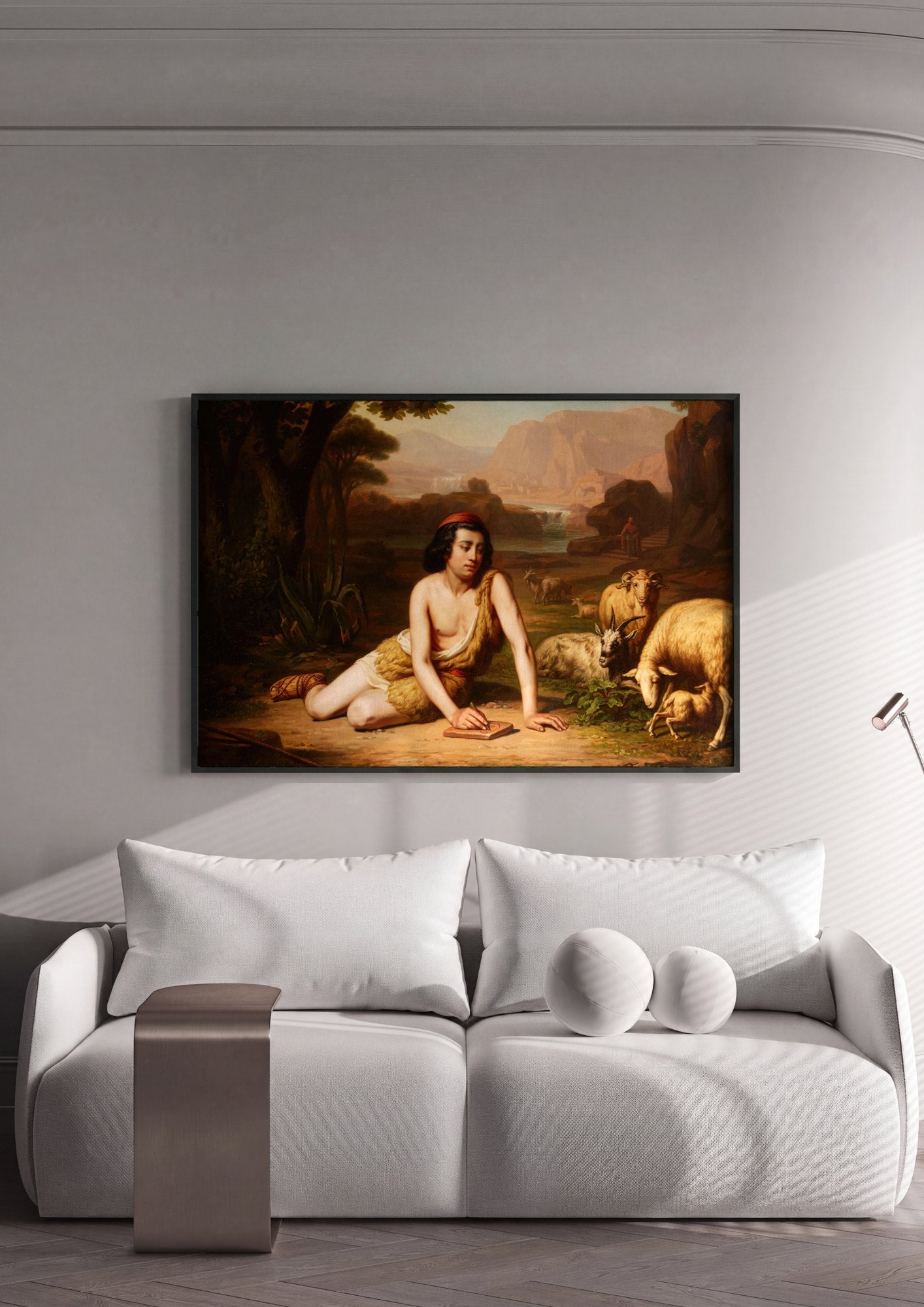 Quadro Decorativo Jovem Pastor - Godward | quadro emoldurado na parede