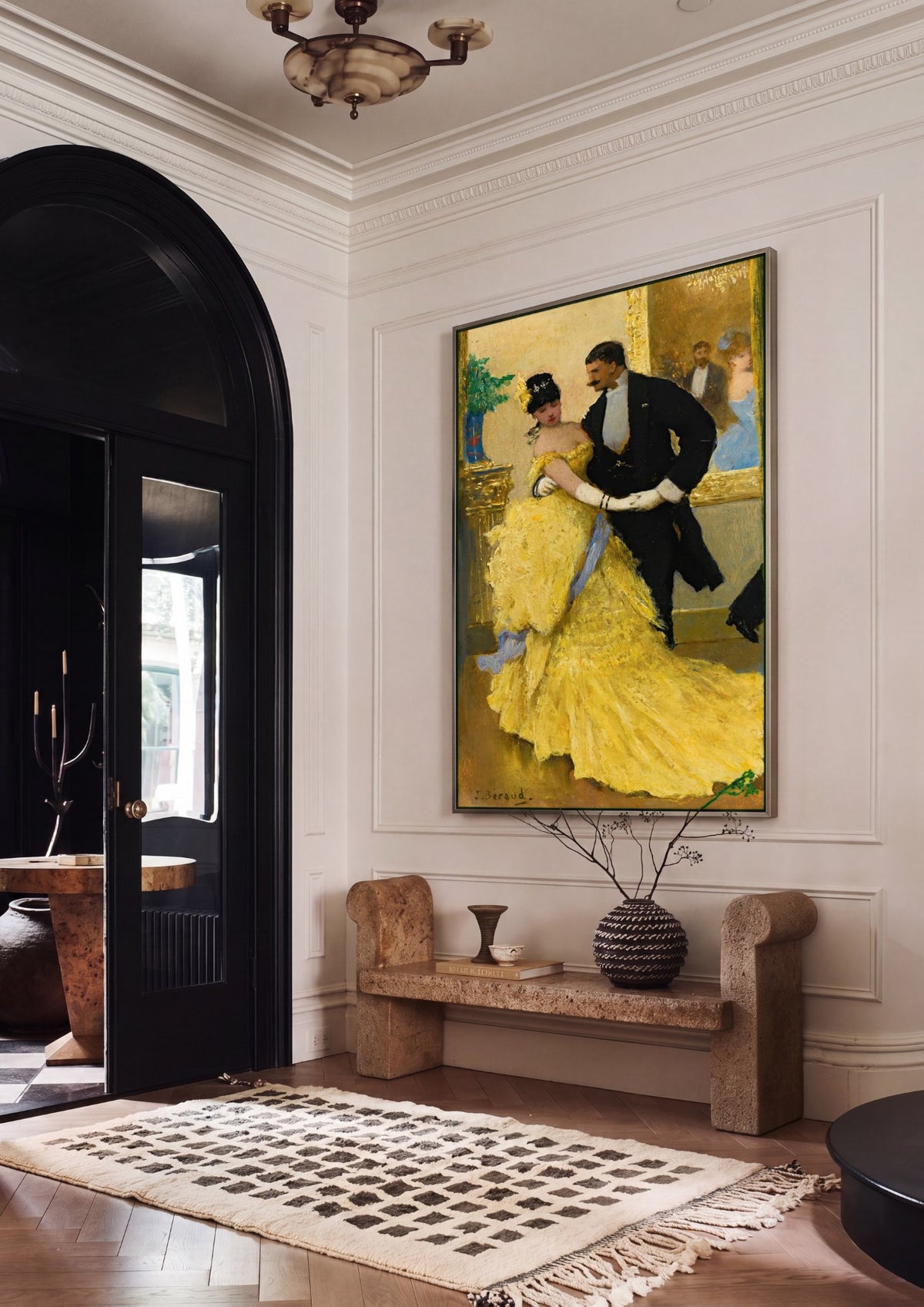 Quadro Decorativo 'O Baile' - Jean Béraud | quadro emoldurado na parede