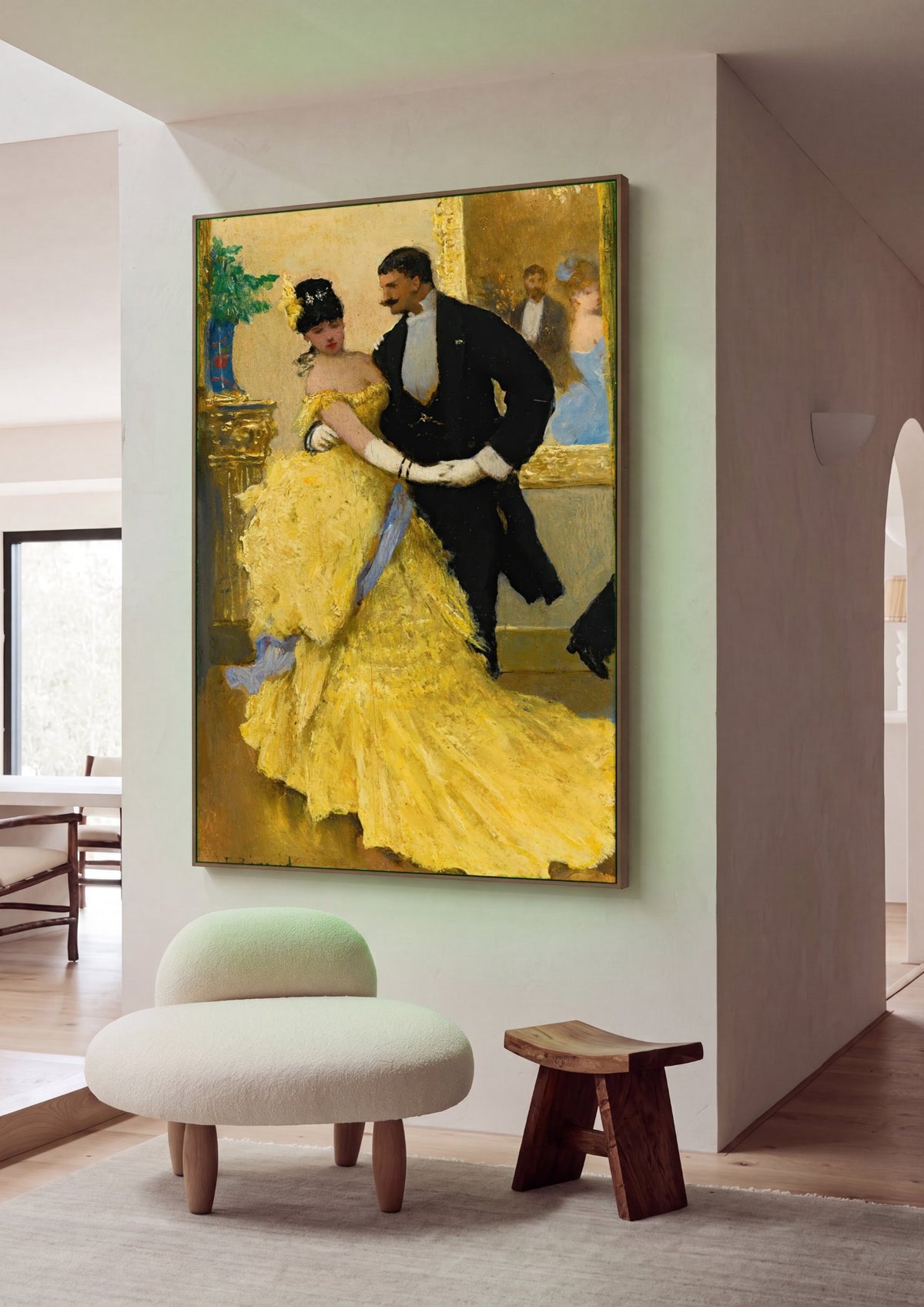 Quadro Decorativo 'O Baile' - Jean Béraud | quadro emoldurado na parede