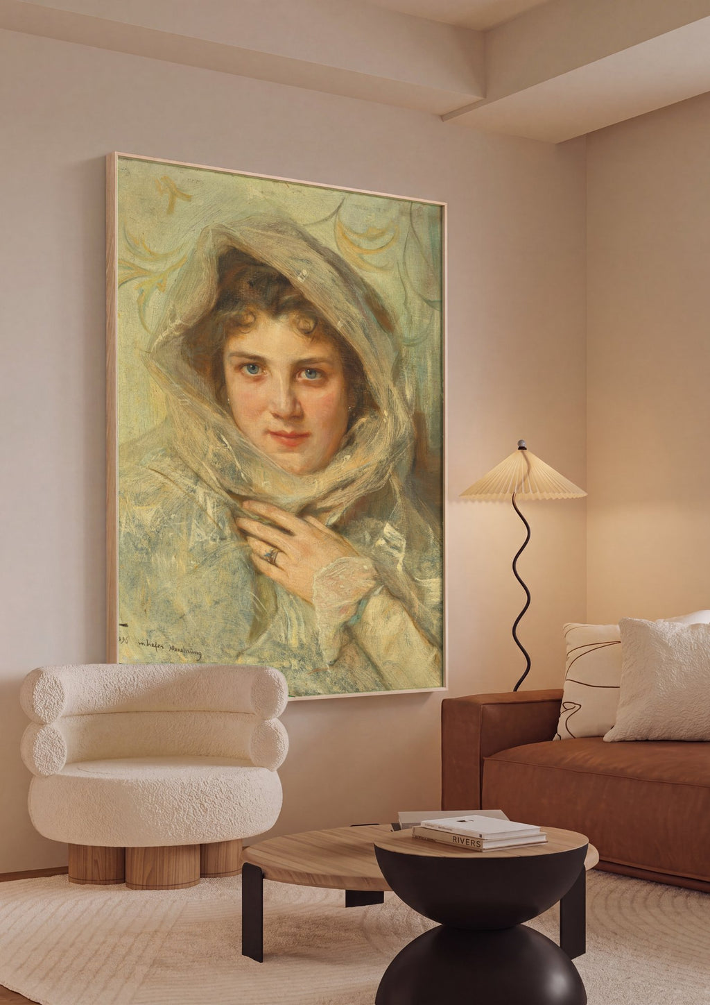 Quadro Decorativo Elma - Philip Alexius de László em ambiente decorado