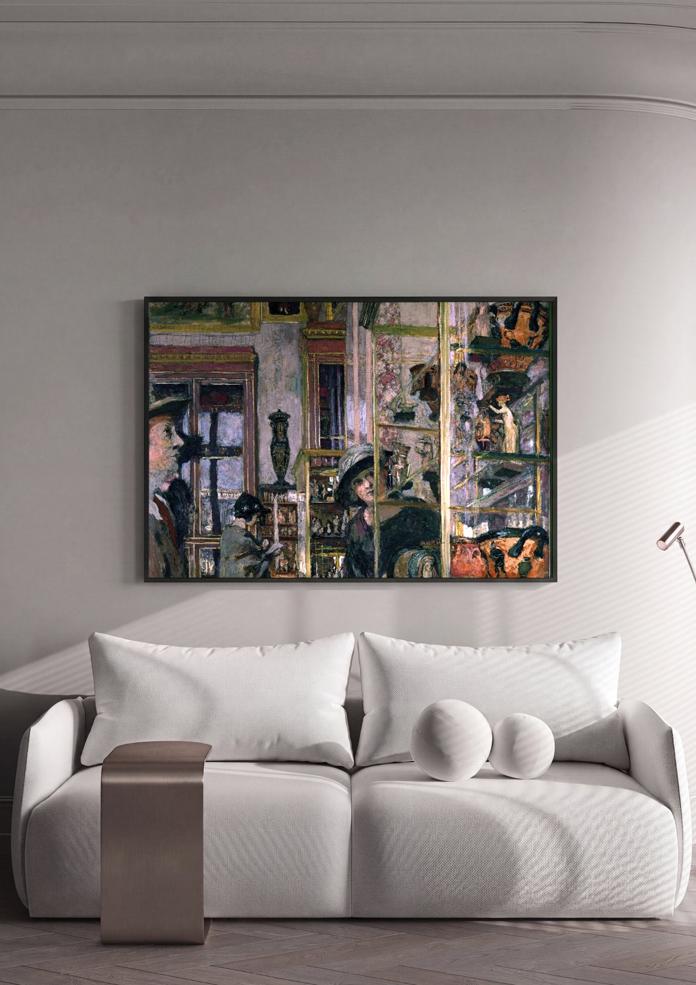 Quadro Decorativo A Loja de Antiguidades - Vuillard em ambiente decorado