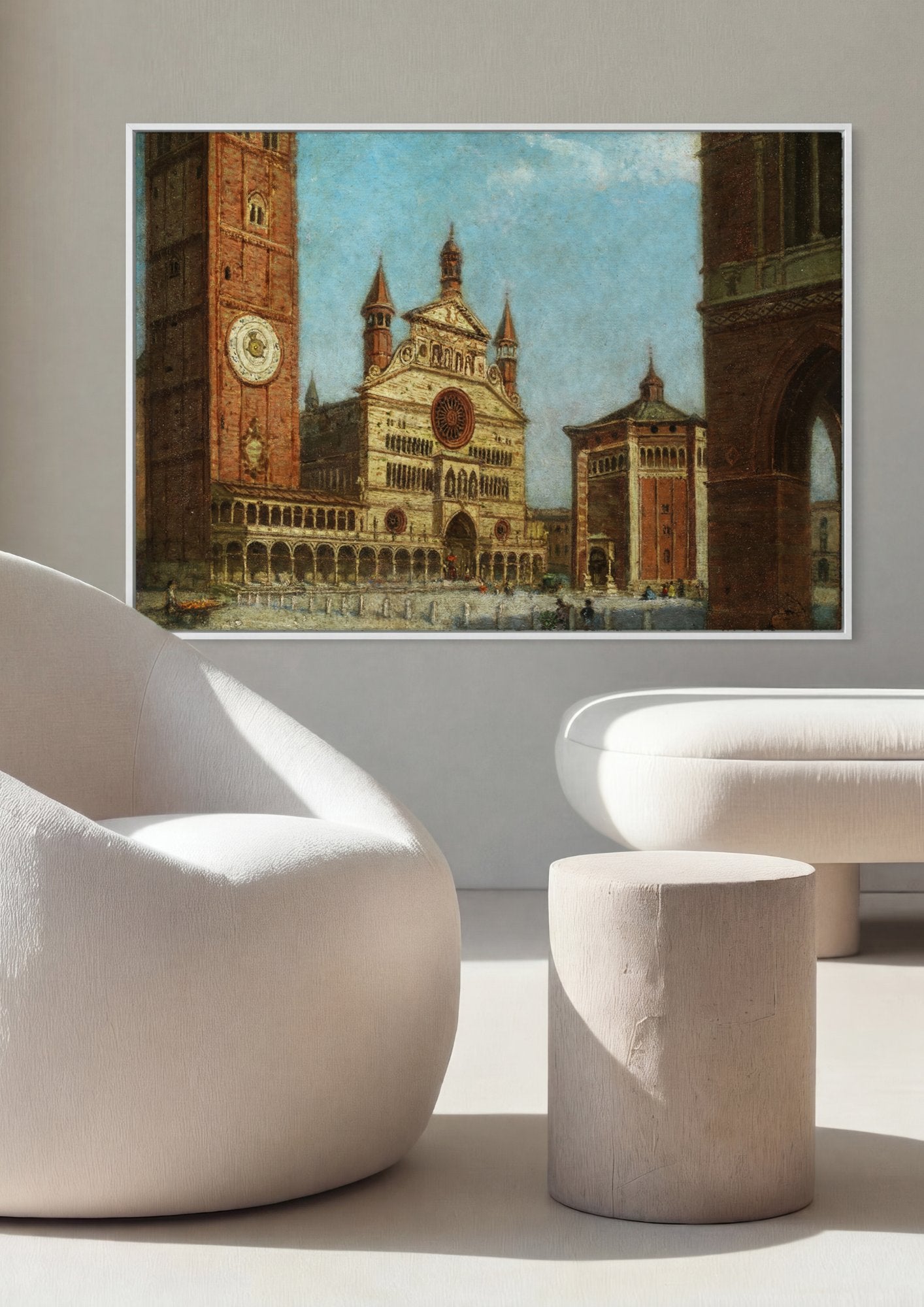 Quadro Decorativo Duomo de Milão (Catedral) - Karl Kaufmann em ambiente decorado