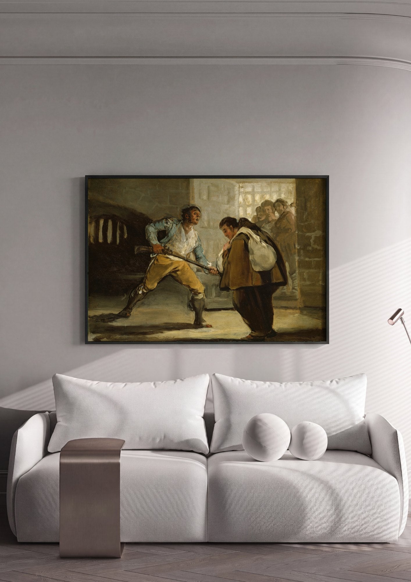 Quadro Decorativo A Prisão - Francisco de Goya | quadro emoldurado na parede