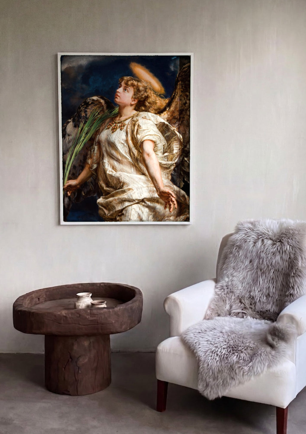 Quadro Decorativo Anjo Querubim - Jan Matejko | quadro emoldurado na parede