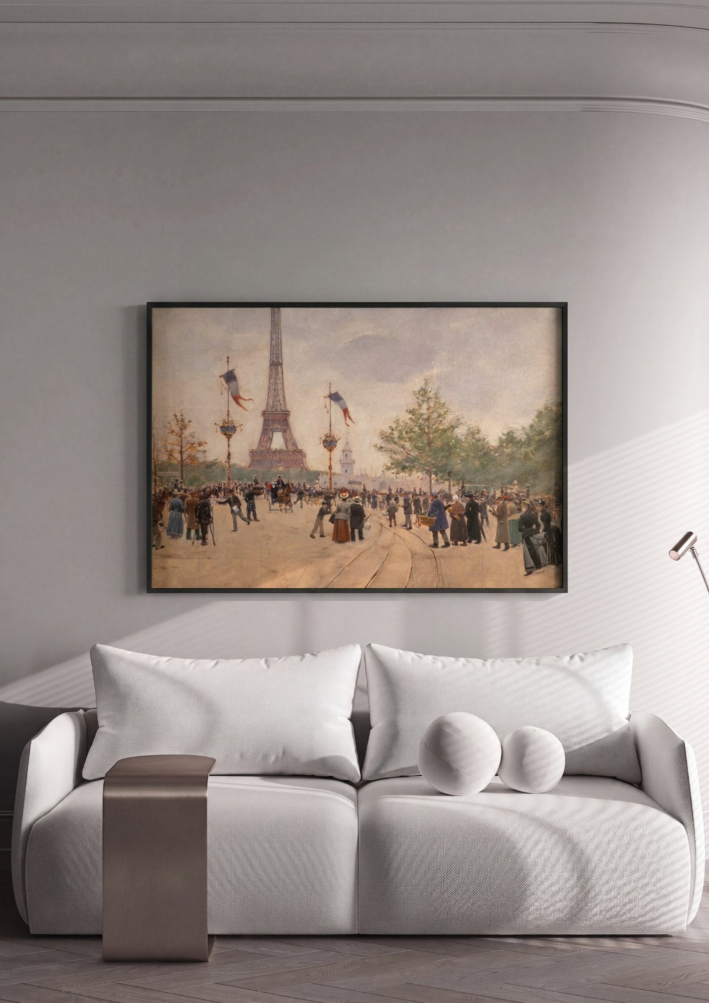 Quadro Decorativo A Torre Eiffel - Jean Béraud | quadro emoldurado na parede