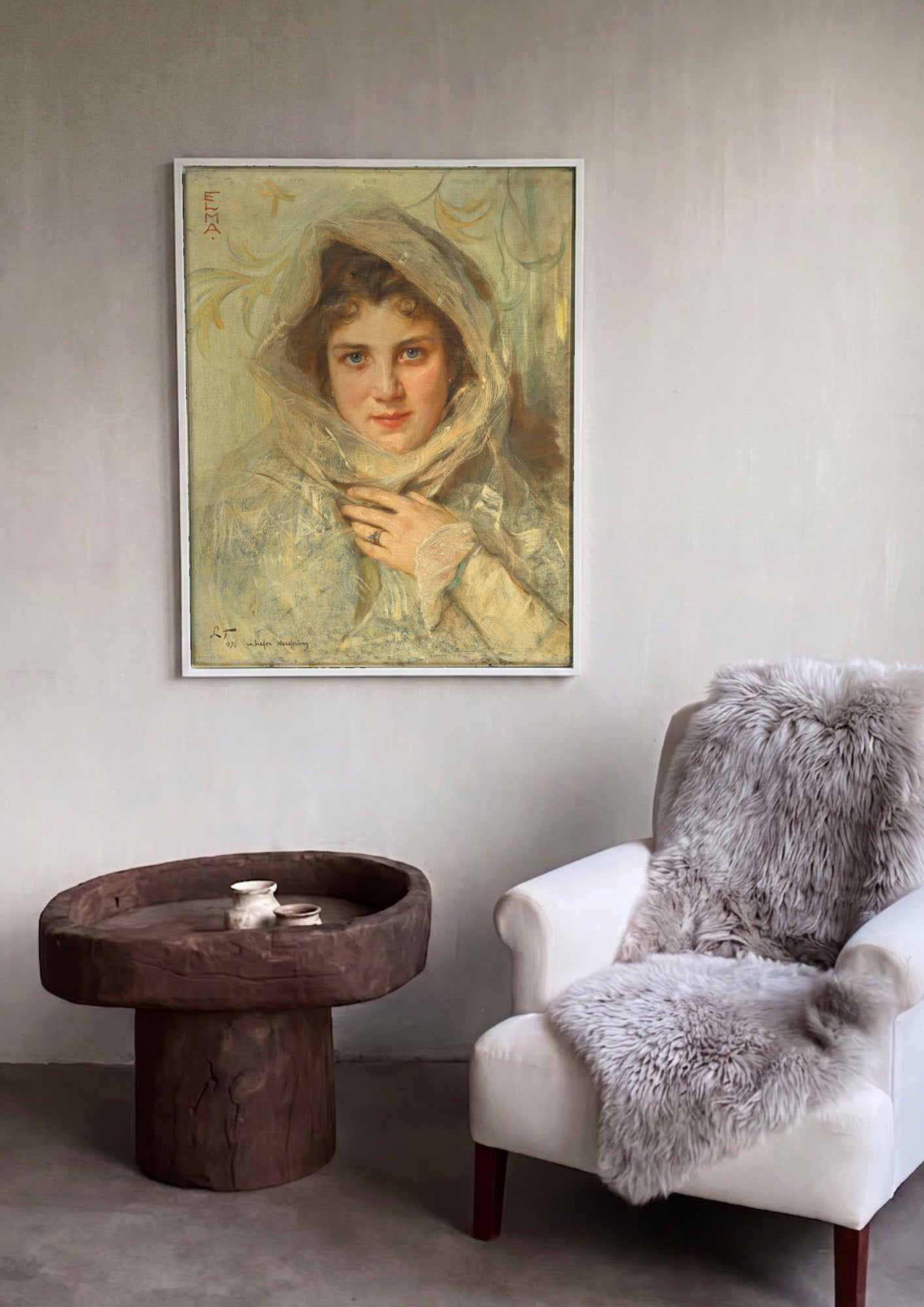 Quadro Decorativo Elma - Philip Alexius de László | quadro emoldurado na parede