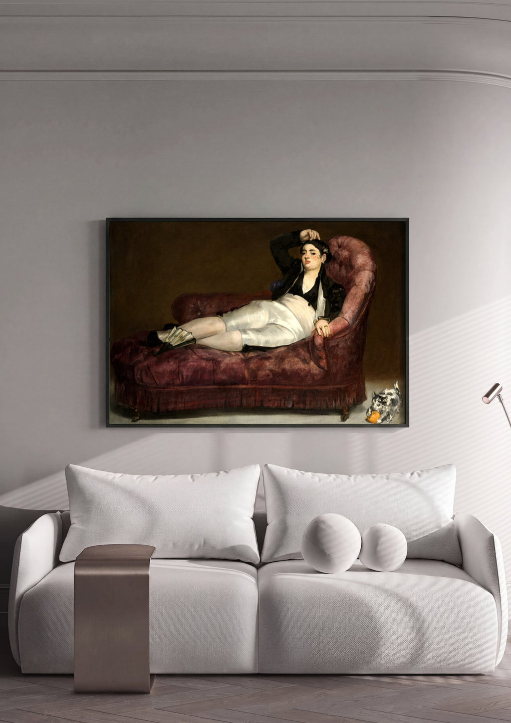Quadro Decorativo A Filósofa (Retrato de Mme. Manet) - Manet | quadro emoldurado na parede