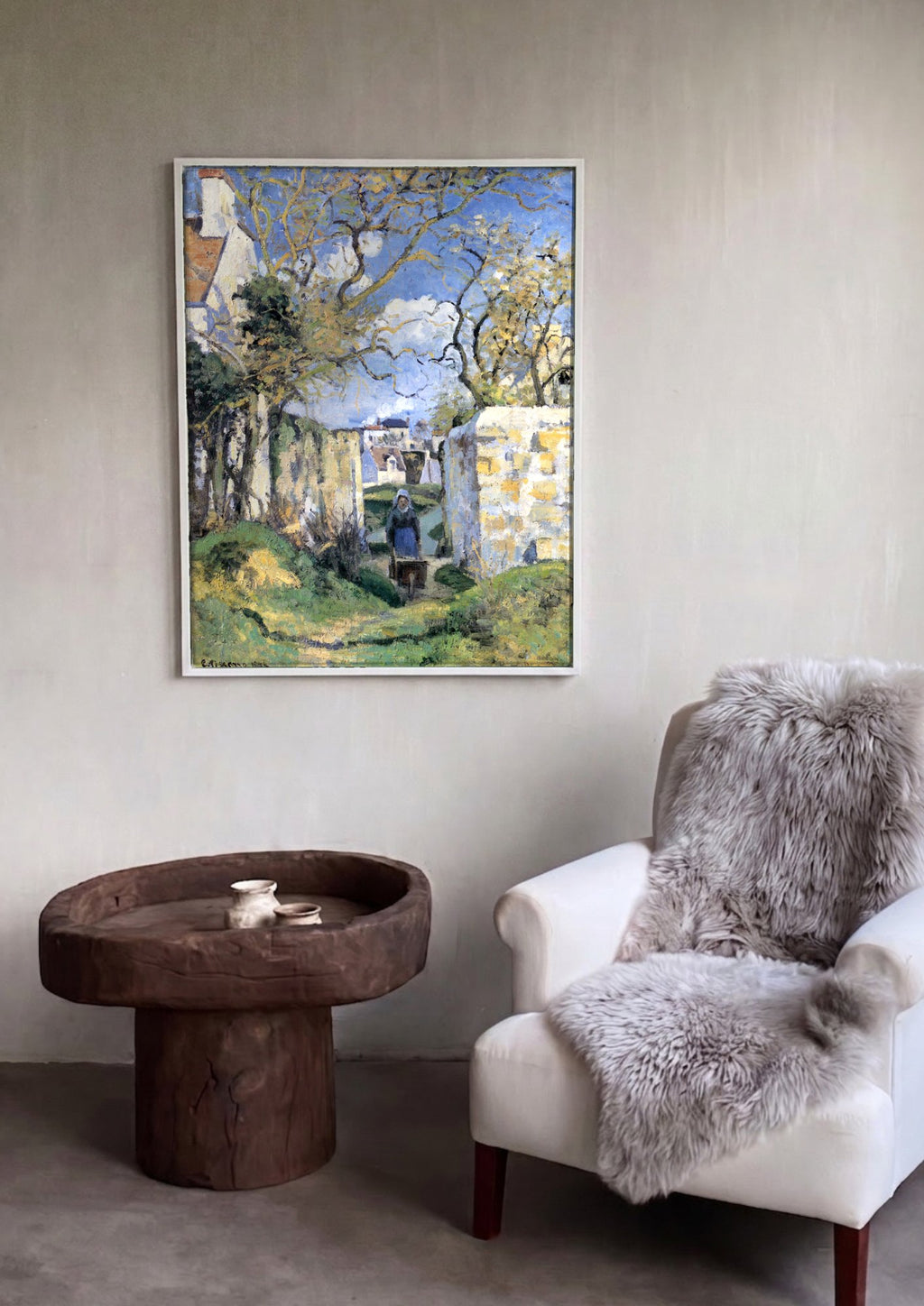Quadro Decorativo A Carriola (La Brouette) - Pissarro | quadro emoldurado na parede