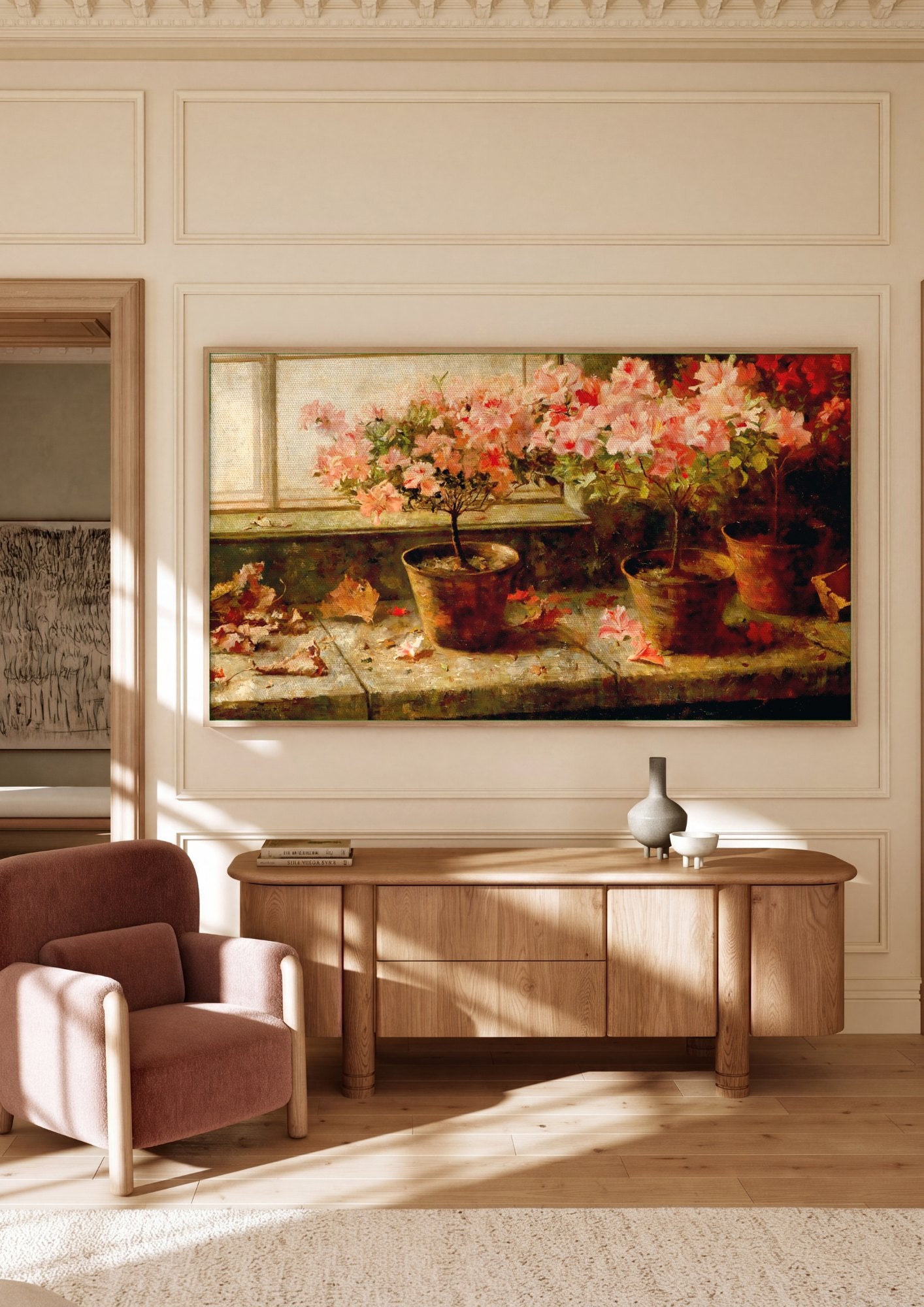 Quadro Decorativo Jardins Outonais - Marie Egner | quadro emoldurado na parede