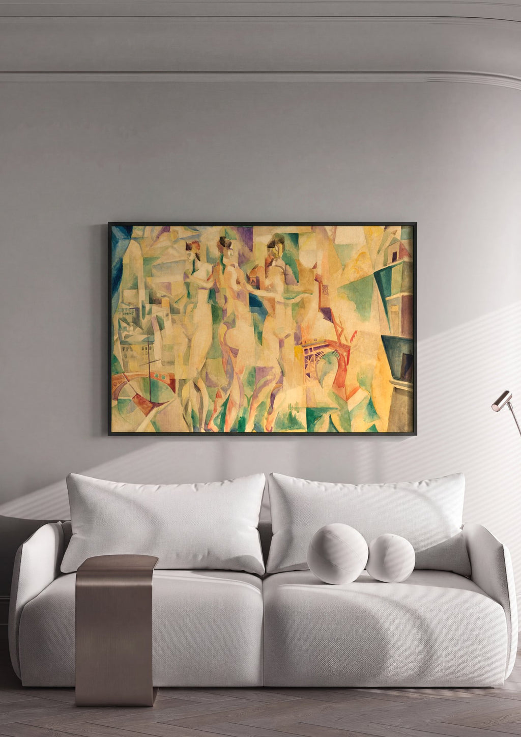 Quadro Decorativo A Cidade de Paris - Robert Delaunay | quadro emoldurado na parede