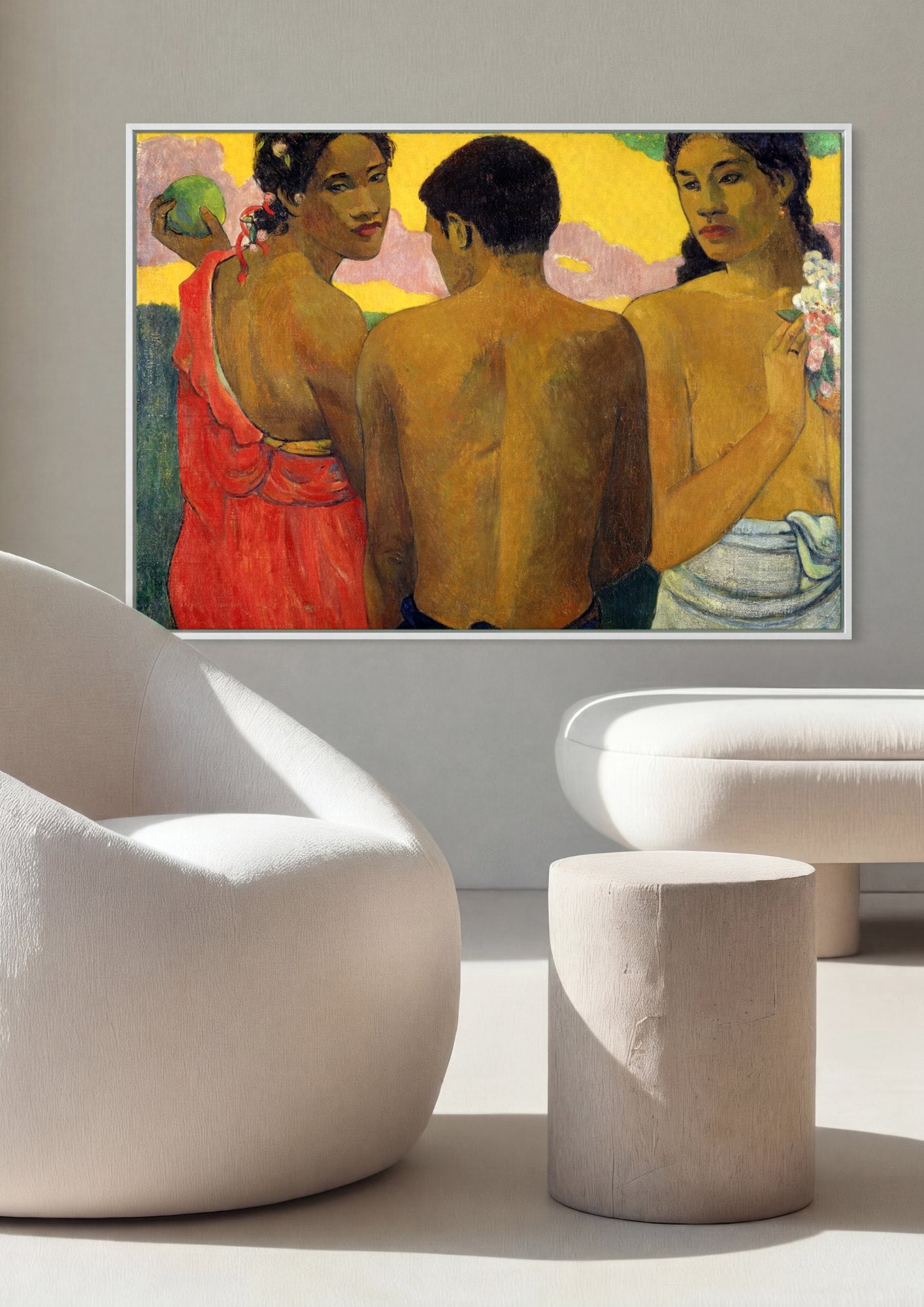 Quadro Decorativo Tahitian Women on the Beach - Gauguin | quadro emoldurado na parede