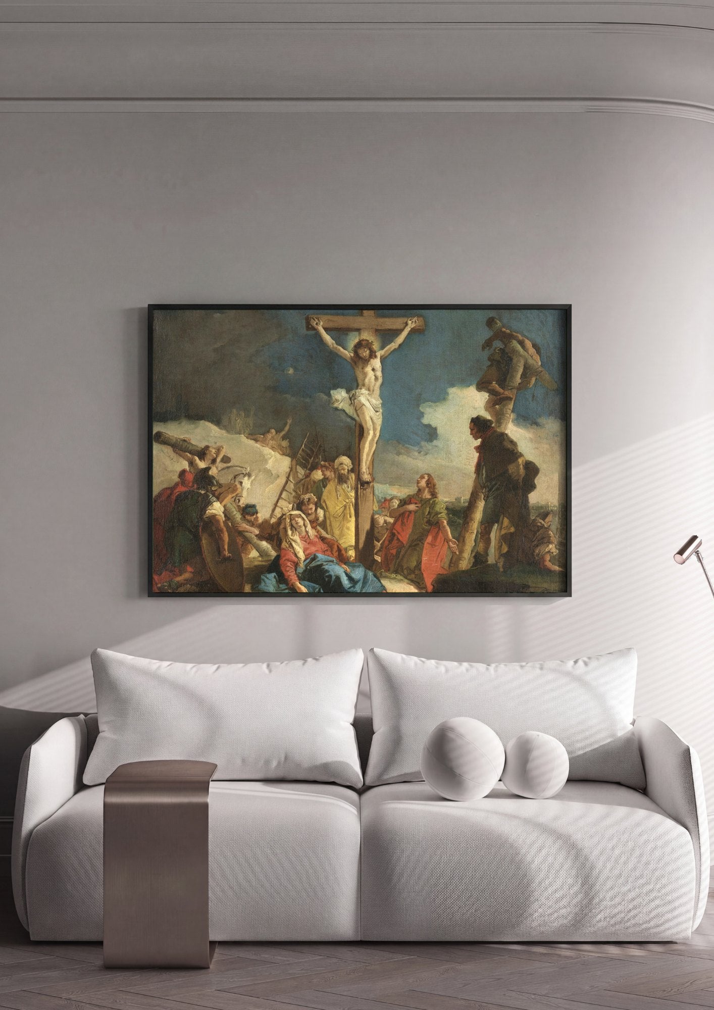 Quadro Decorativo A Crucificação - G. D. Tiepolo | quadro emoldurado na parede