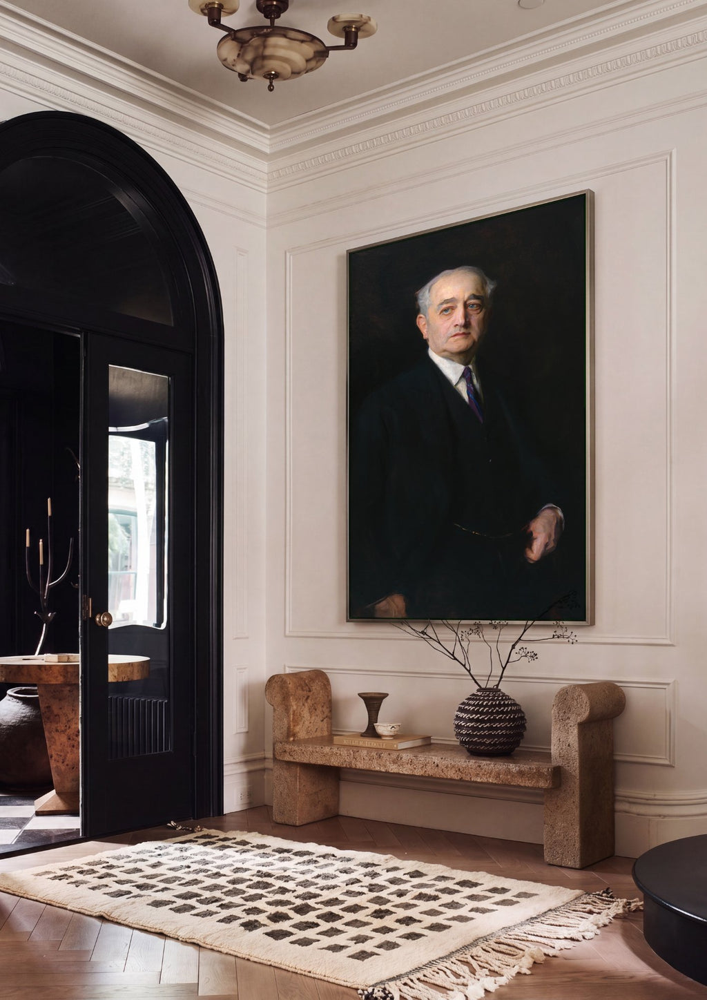 Quadro Decorativo Retrato de Dignidade - Philip Alexius de László em ambiente decorado