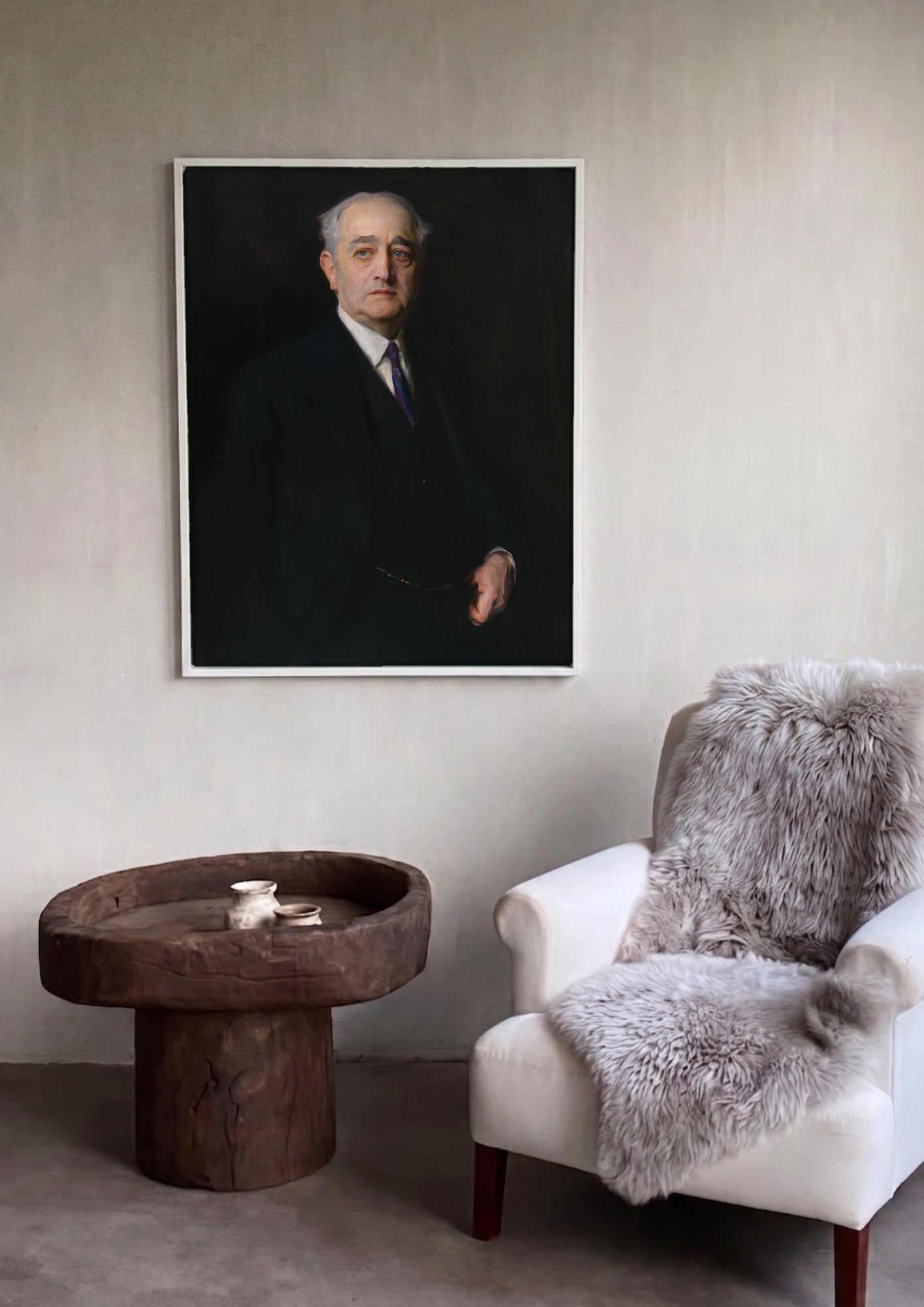 Quadro Decorativo Retrato de Dignidade - Philip Alexius de László em ambiente decorado