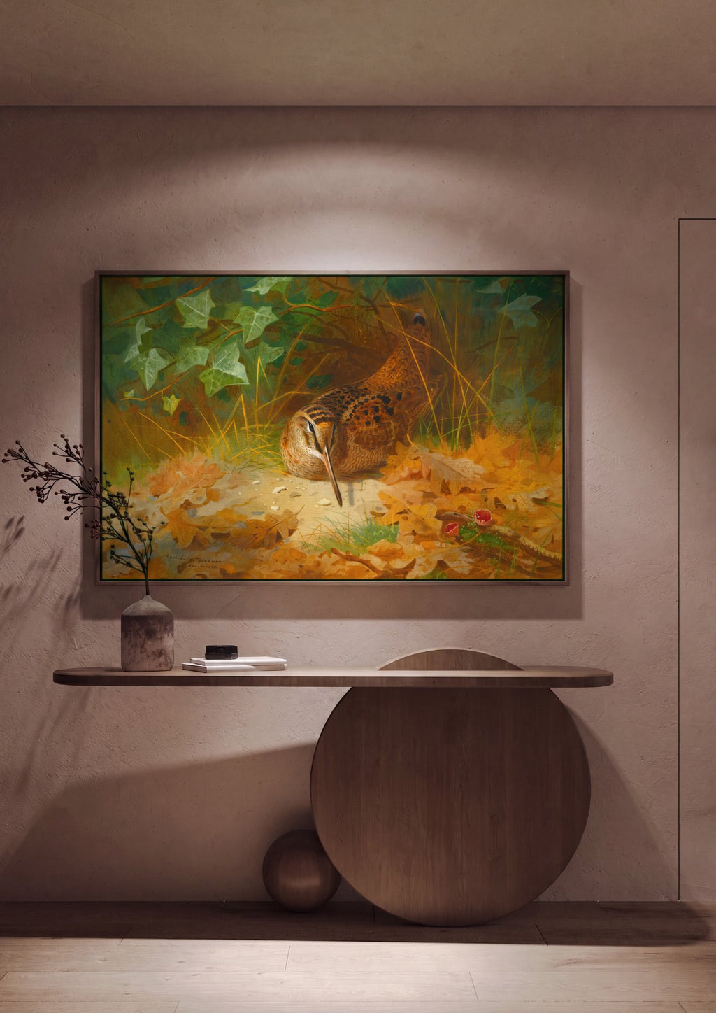 Quadro Decorativo A Agachada (The Snipe) - Thorburn em ambiente decorado